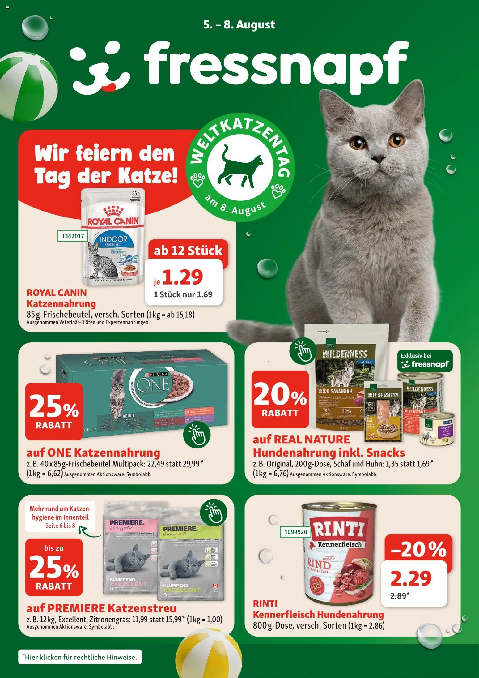Fressnapf Flugblatt gültig ab 05.08.2026 | Seite: 1