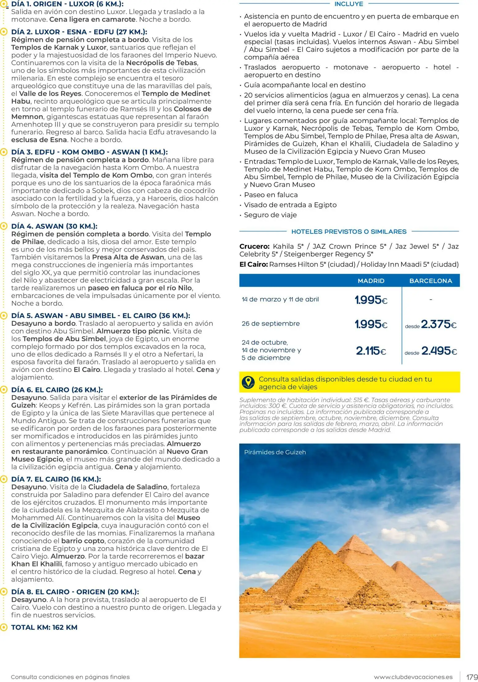 Viajes El Corte Inglés Club de Vacaciones │ válido desde el 01.02.2026 | Página: 179 | Productos: Vela, Navegación, Κούβα