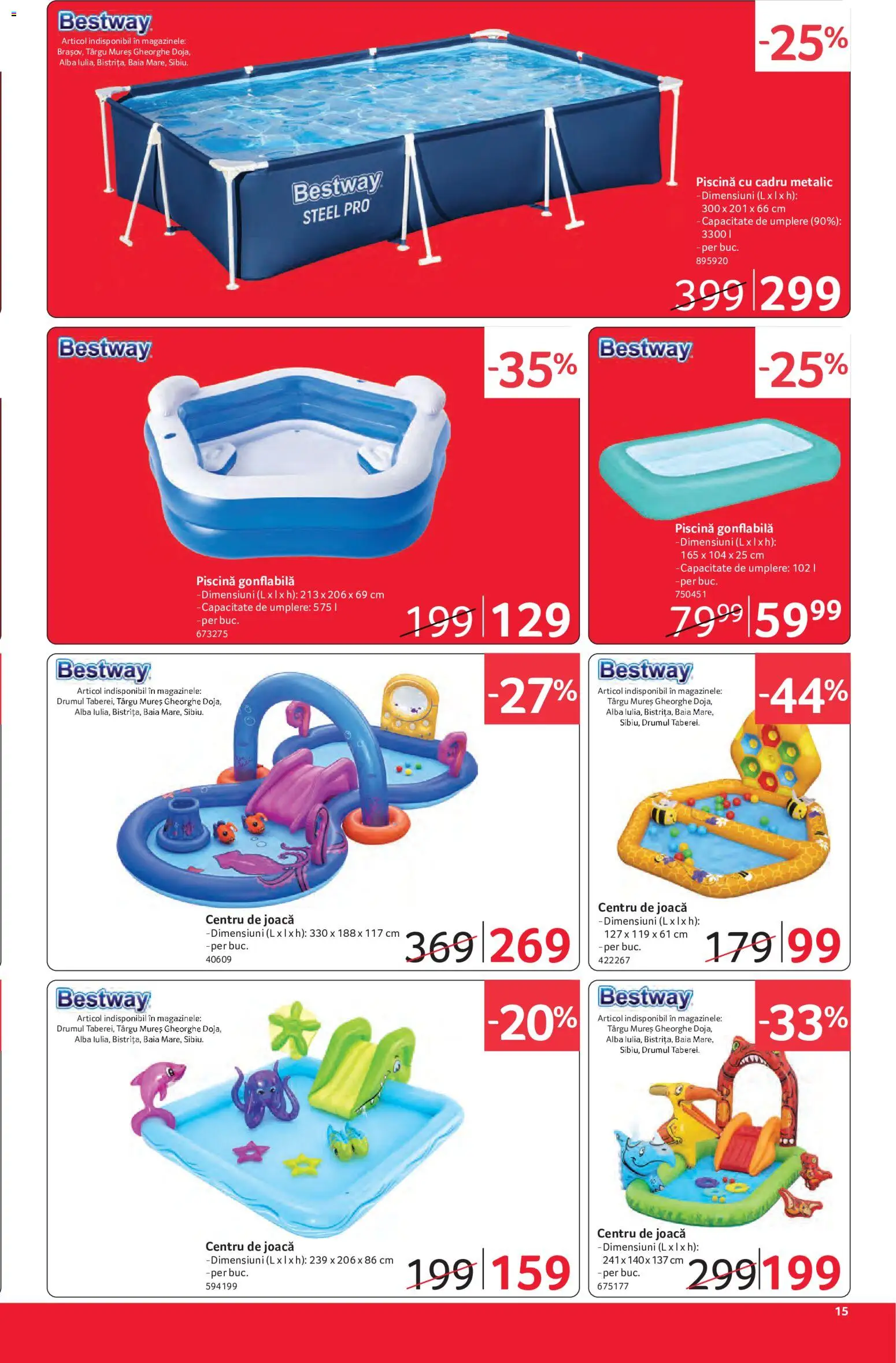 Noul catalog Selgros – valabil de la 12.06.2026 | Pagină: 15 | Produse: Piscină, Köpek Uzaklaştırıcılar