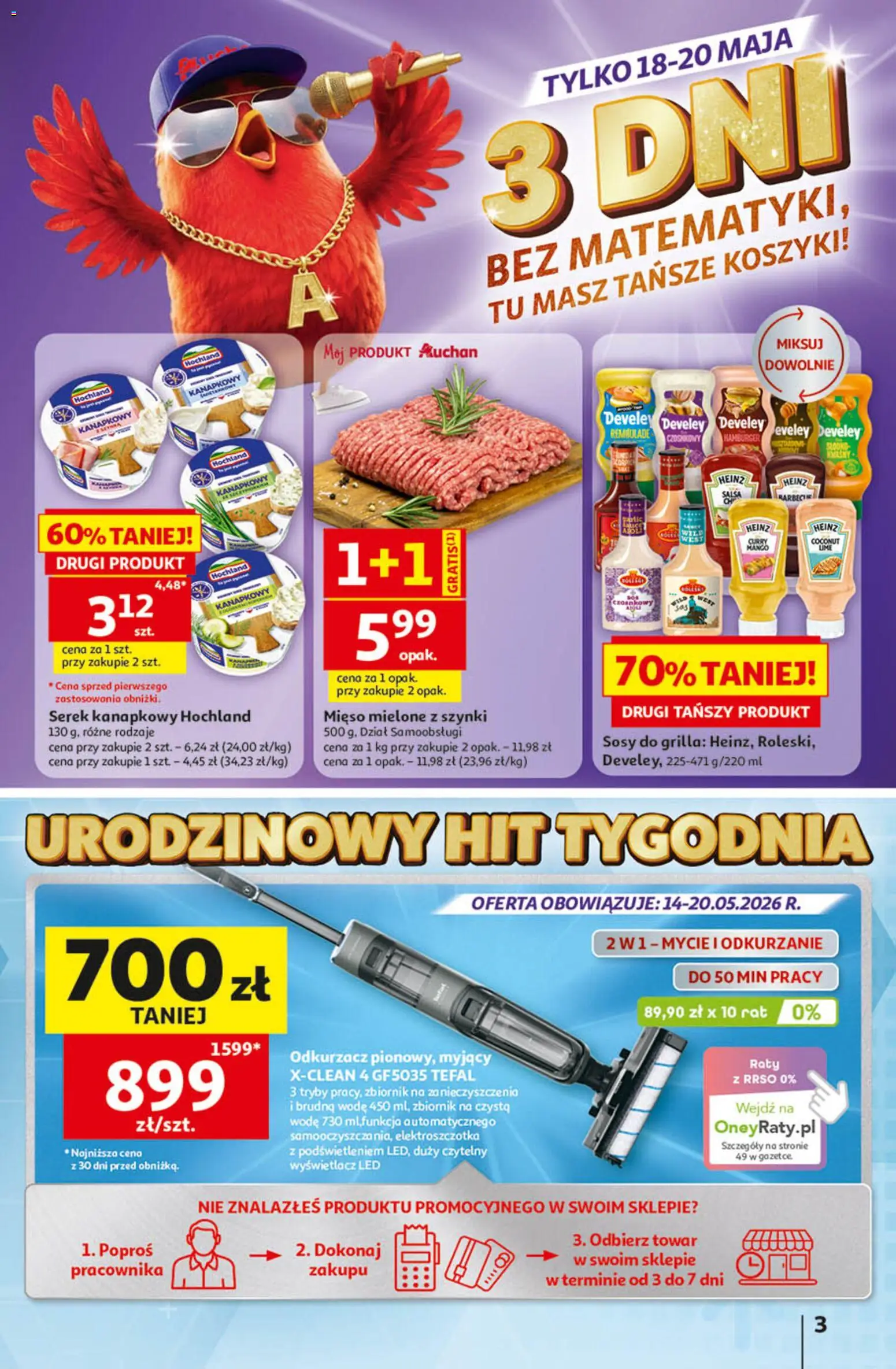 Auchan gazetka - 30 Lat Hipermarket od 14.05.2026 | Strona: 3