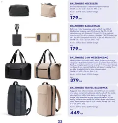 Lyreco erbjudanden julgåvor - Förhandsvisning av reklamblad från butik Lyreco aktuell från 19/08/2026 | Sida: 23 | Produkter: Ryggsäck, Necessär