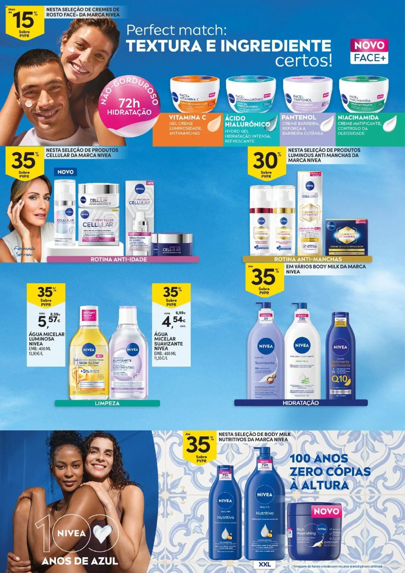 Continente folheto Açores │ válido de 29/10/2026 | Página: 30 | Produtos: Agua, Água micelar, Aloe Vera, Vitamina c