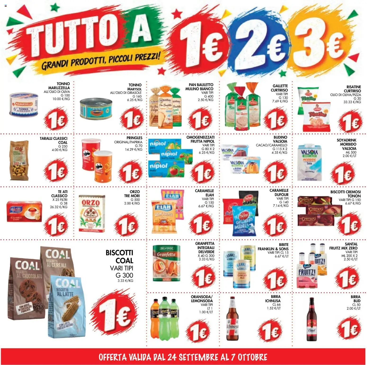 Volantino Coal del 24/09/2026 | Pagina: 3 | Prodotti: Cioccolato, Birra, Caramelle, Gallette