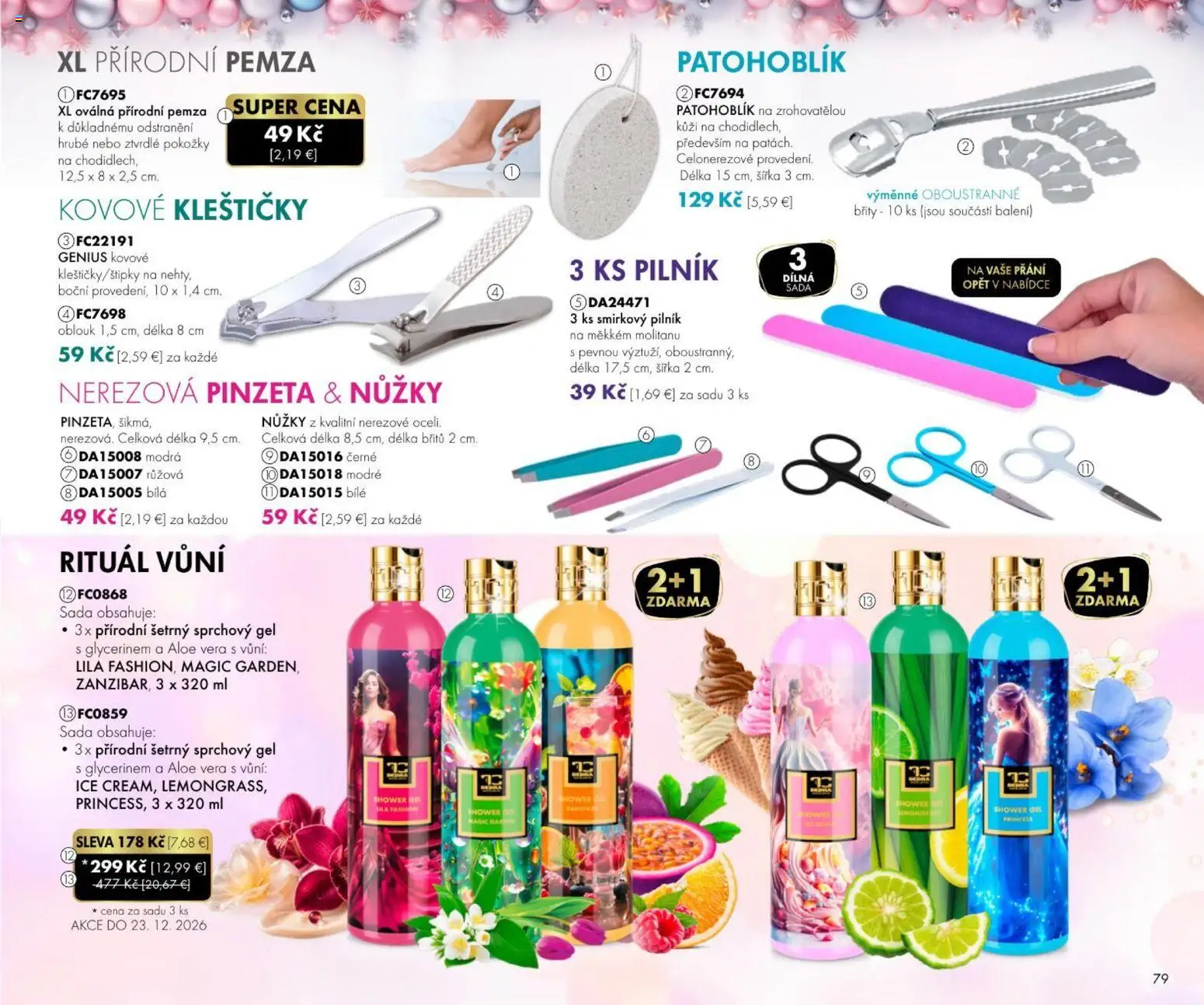 Nové Dedra akcie – leták je platný od 01.10.2026 | Strana: 79 | Produkty: Aloe Vera, Sprchový gél