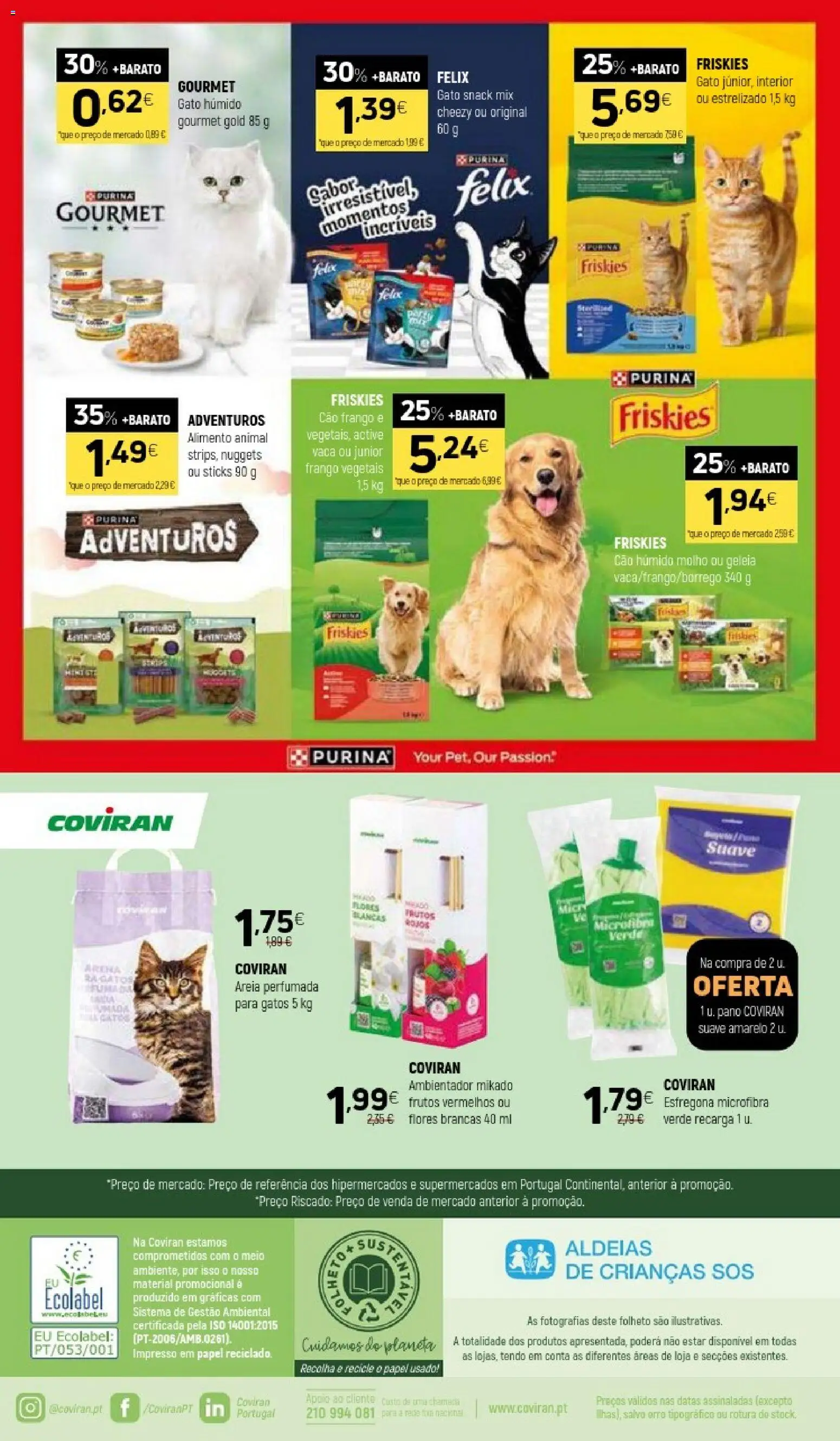 Coviran folheto │ válido de 16.06.2026 | Página: 20 | Produtos: Flores, Areia, Frango, Nuggets
