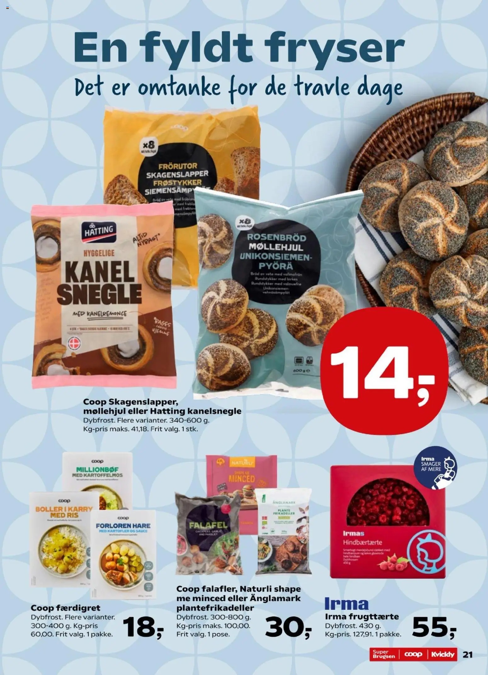 Super Brugsen tilbudsavis – gyldig fra 12.06.2026 | Side: 25 | Produkter: Kanelsnegle, Brød, Kanel, Falafel