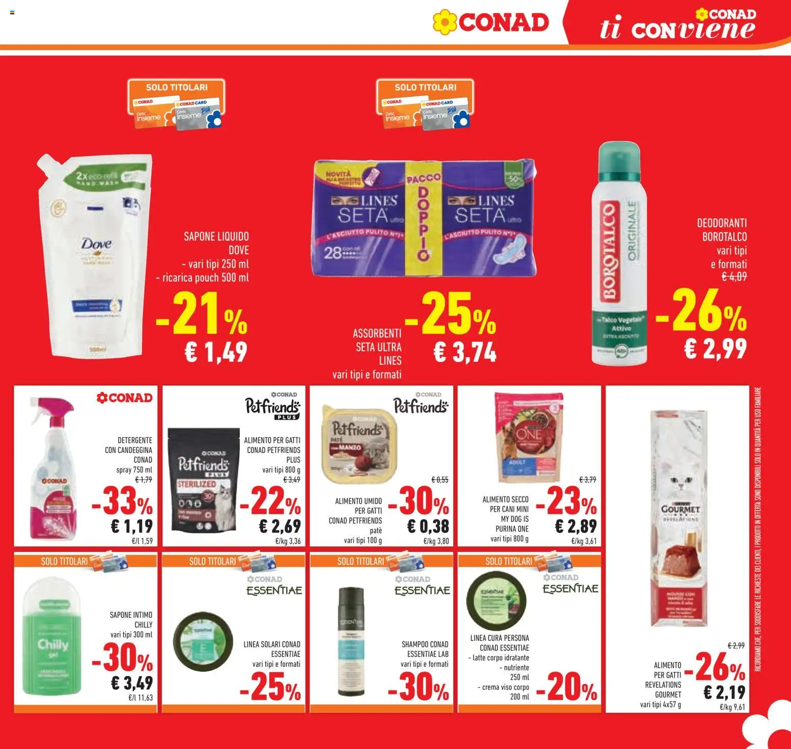 Volantino Conad del 15/07/2026 | Pagina: 35 | Prodotti: Crema, Sapone, Crema viso, Latte