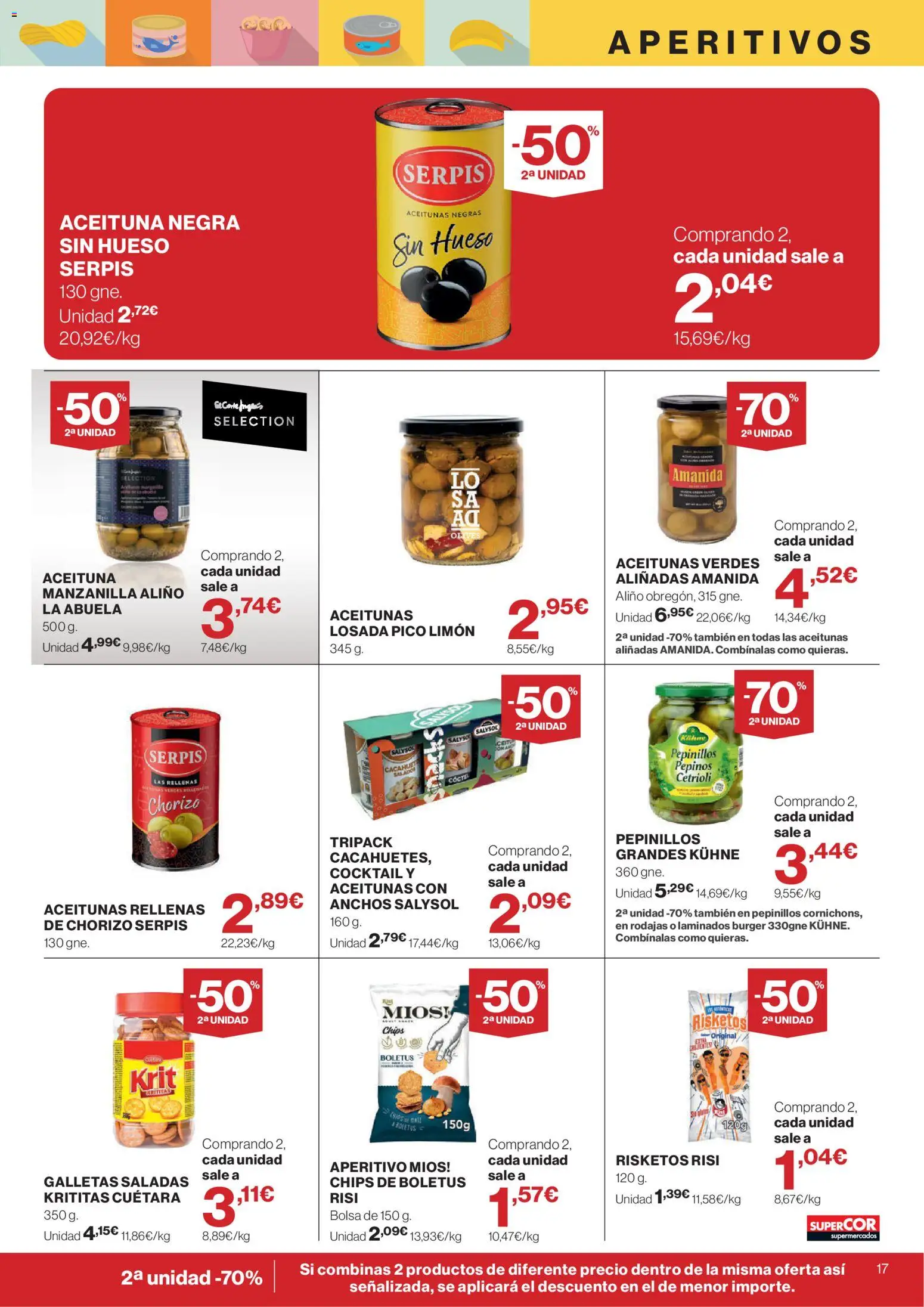 Supercor Canarias │ válido desde el 30/07/2026 | Página: 17 | Productos: Galletas, Pepinos, Bolsa