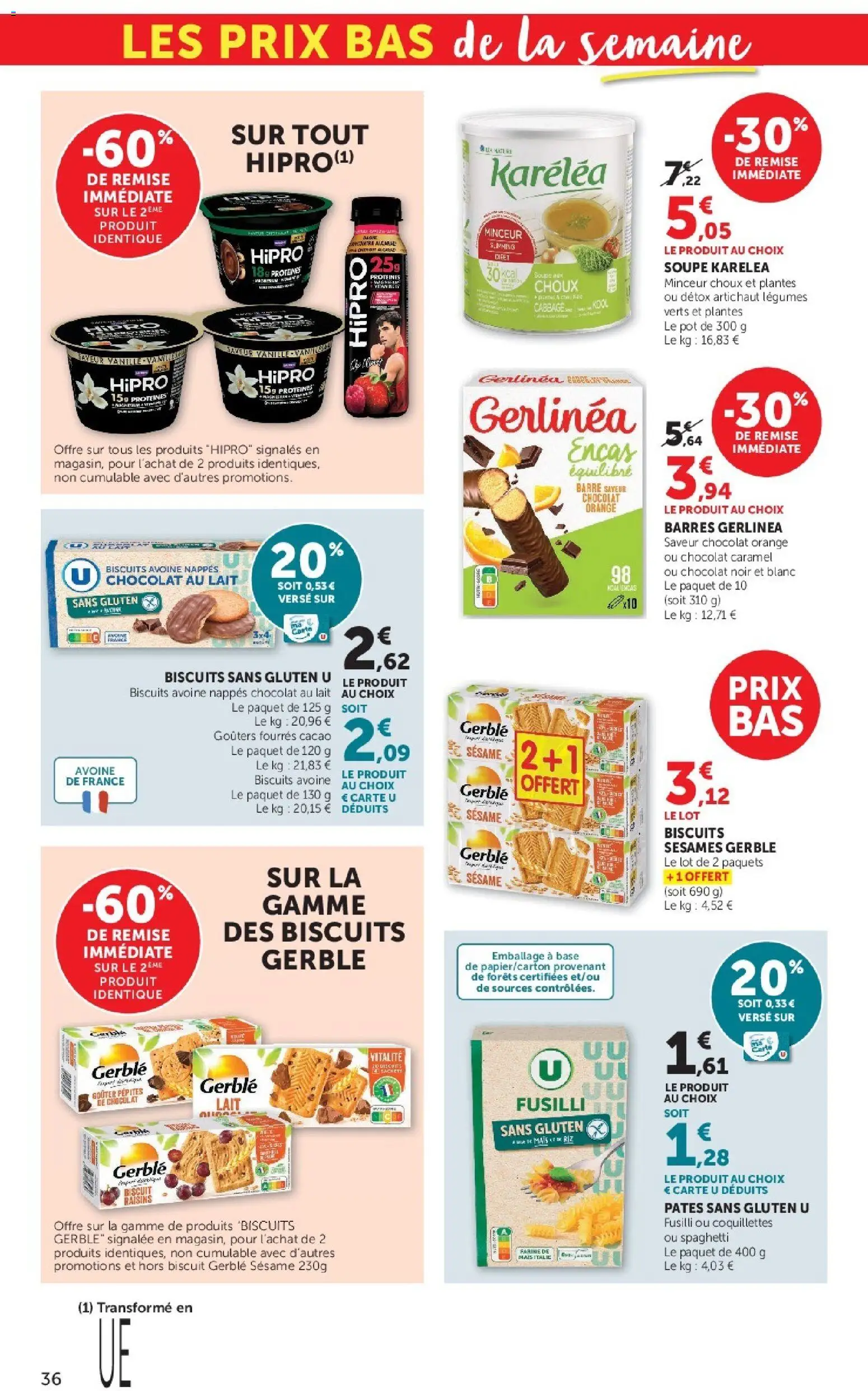 {H1} | Page: 36 | Produits: Cacao, Plantes, Sésame, Pâtes