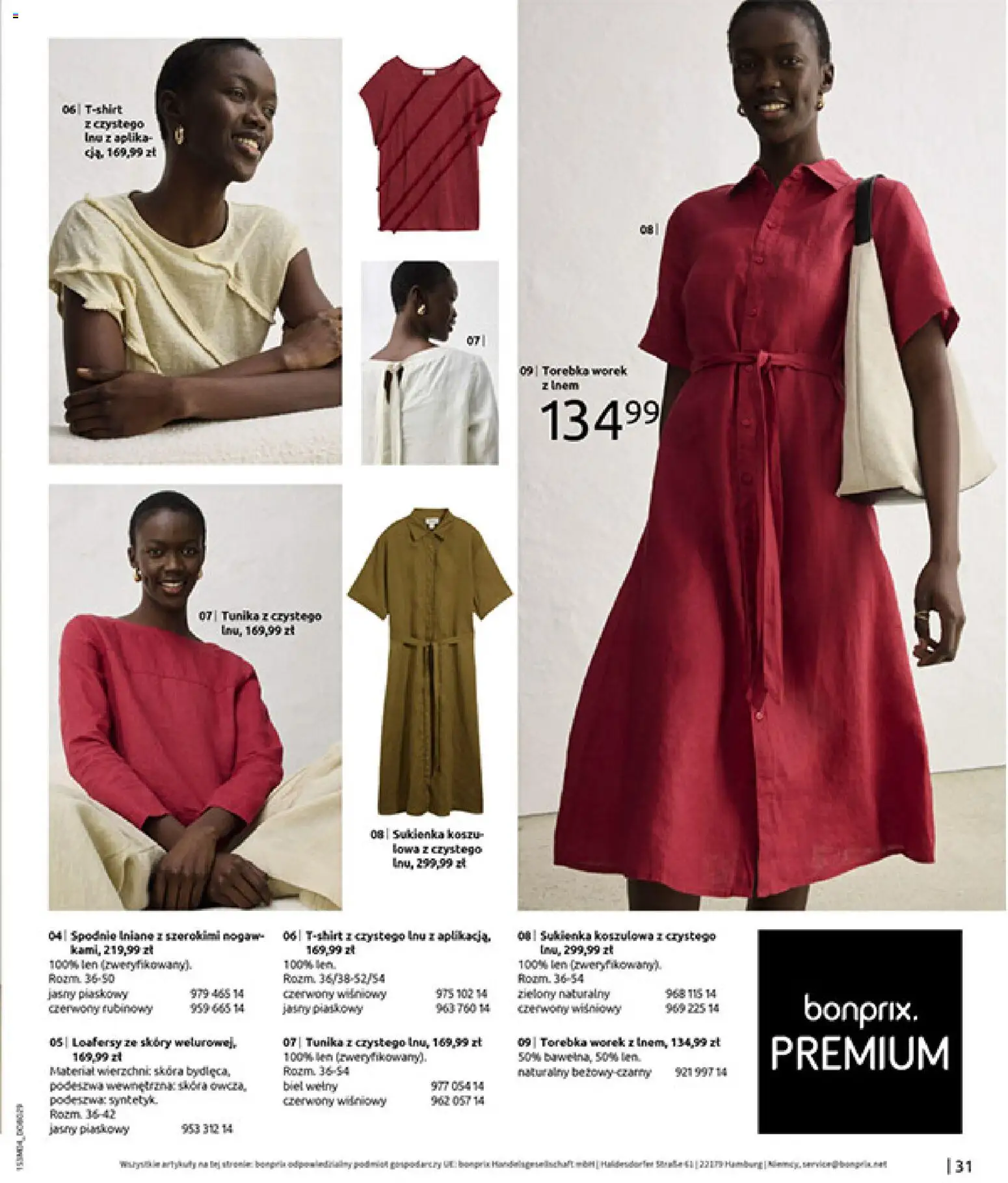 BonPrix Katalog od 30.03.2026 | Strona: 33 | Produkty: Spodnie, Torebka, Sukienka