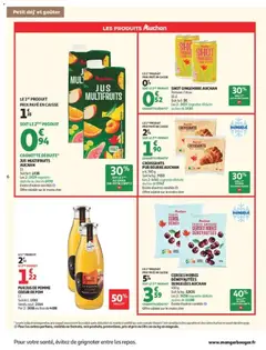 Auchan - Prévisualisation de PUR JUS DE POMME COEUR DE POM, 1L valide à partir de 15/07/2026 | Page: 6