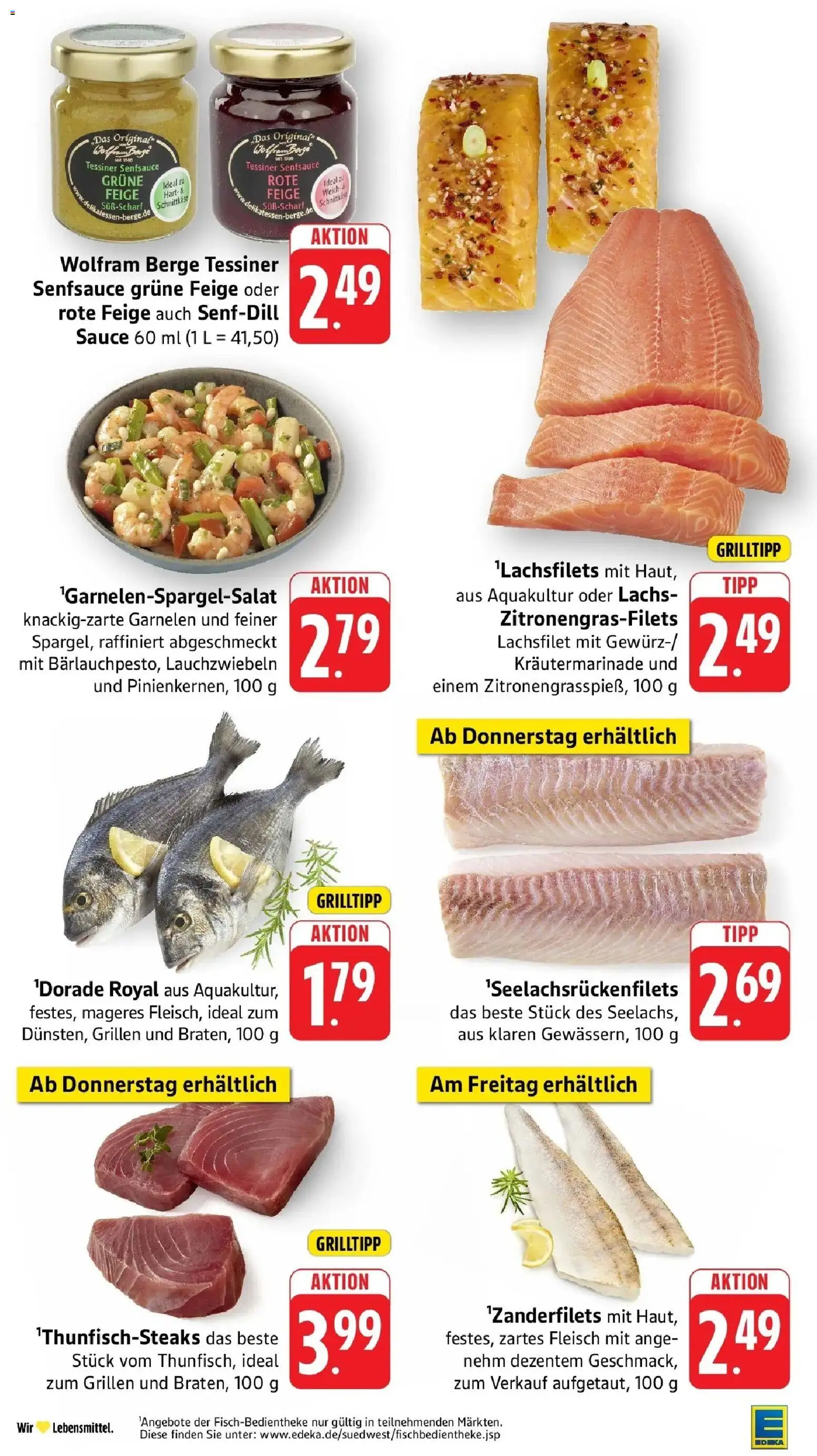 E center Prospekt Laupheim – gültig ab 17.05.2026 | Seite: 21 | Produkte: Garnelen, Lachs, Fleisch