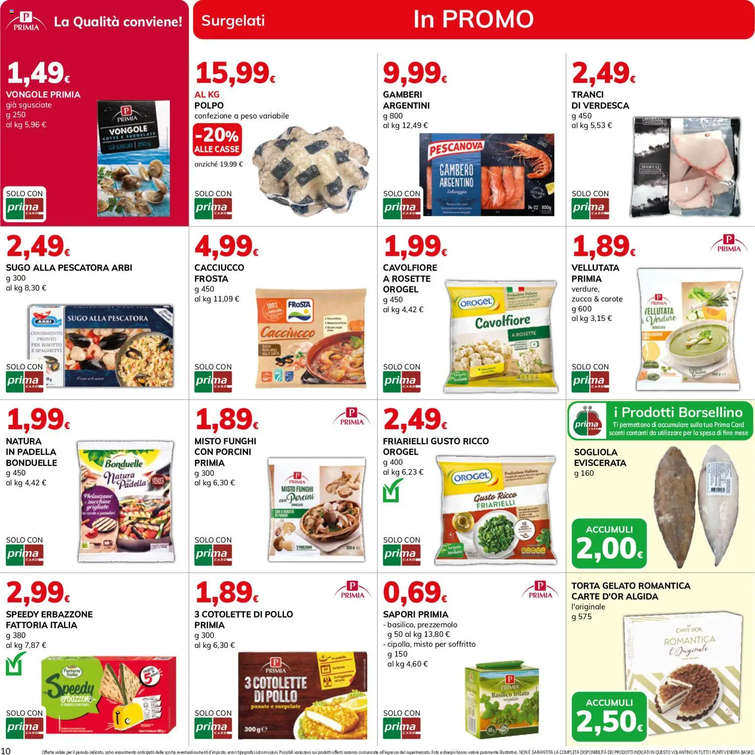 Volantino Basko del 29/09/2026 | Pagina: 10 | Prodotti: Pollo, Funghi, Zucca, Spaghetti