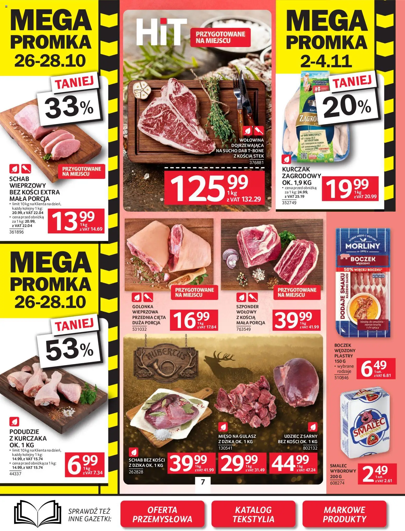 Selgros cash&carry gazetka od 22.10.2026 | Strona: 7 | Produkty: Kurczak, Stek, Mięso, Boczek