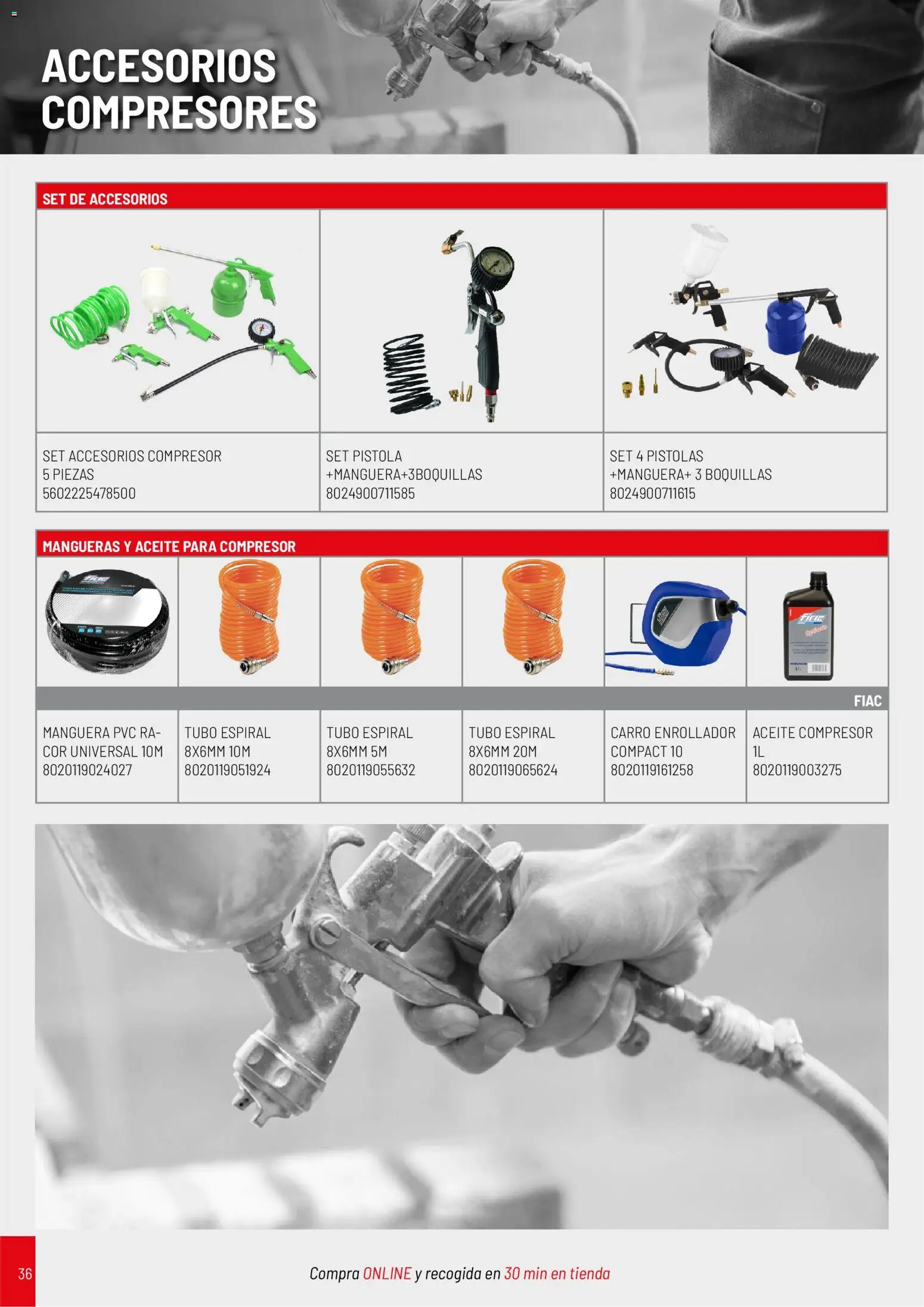 Brico Depôt Catalogo de Herramientas │ válido desde el 07/10/2026 | Página: 36 | Productos: Aceite, Manguera