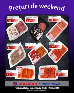 Ofertele Unicarm valabile de la 25.06.2026