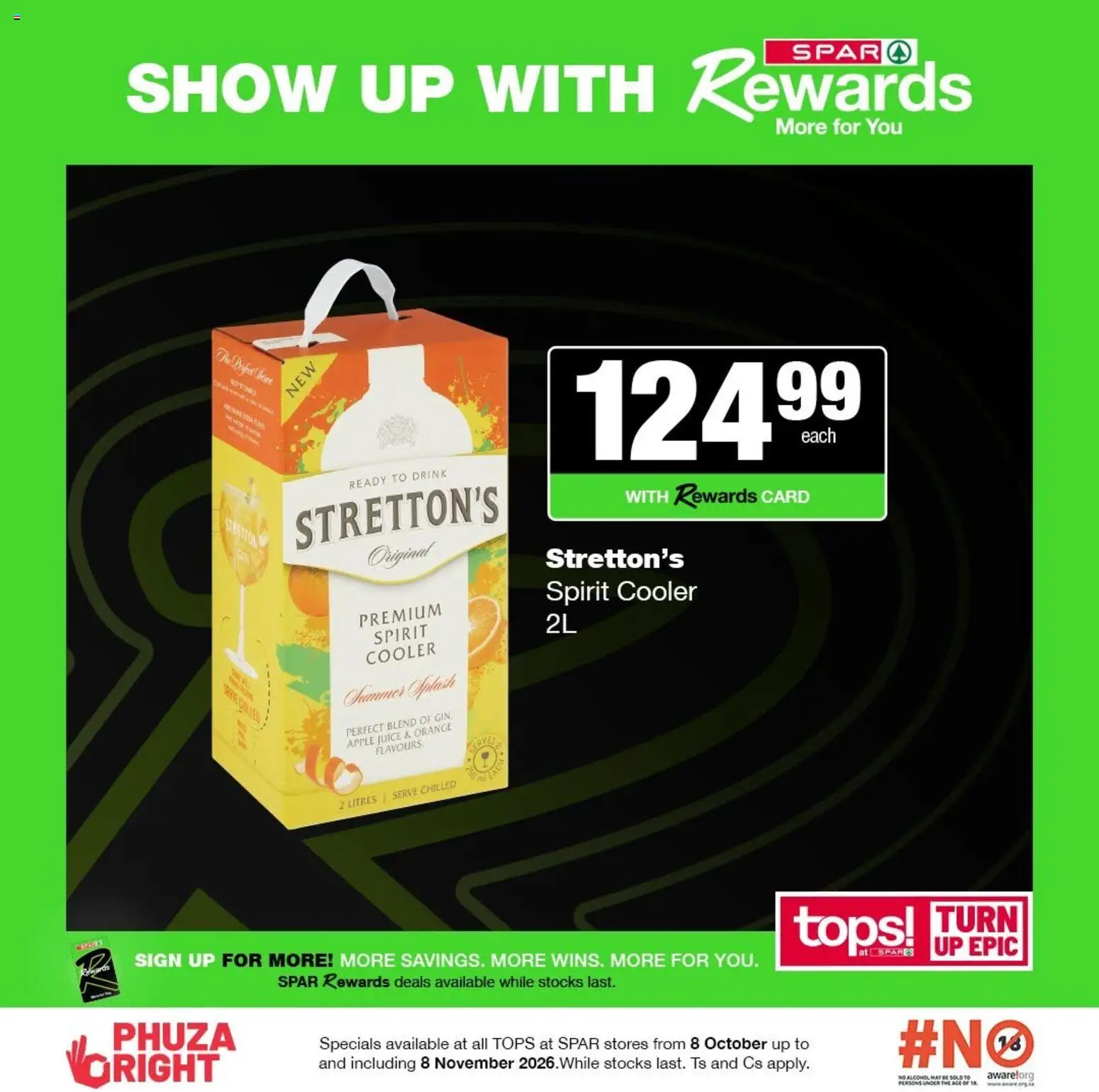 New Tops at Spar catalogue – valid from 08/10/2026 | Page: 2 | Products: Cooler, Juice