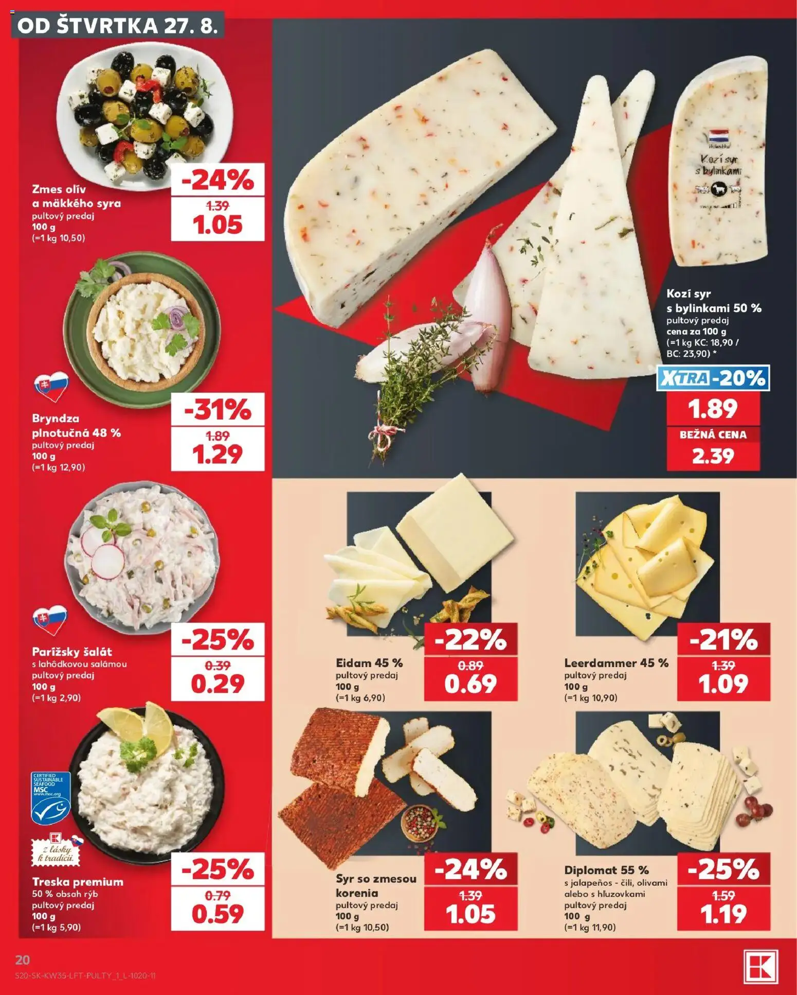 Nové Kaufland akcie – leták je platný od 27.08.2026 | Strana: 20