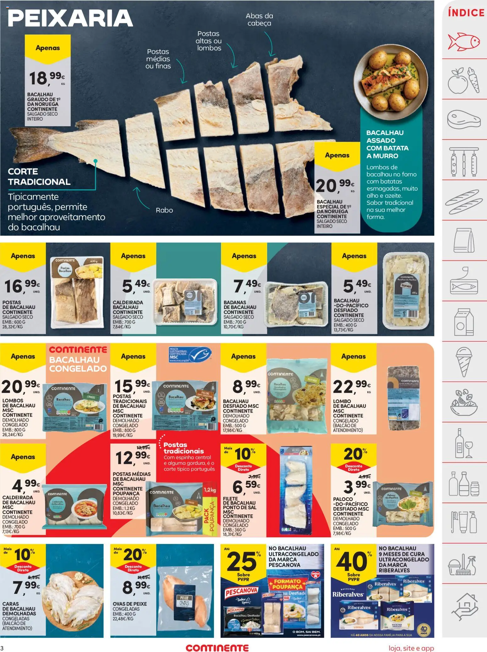 Continente folheto │ válido de 18/08/2026 | Página: 3 | Produtos: Batata, Forno, Batatas, Lombo