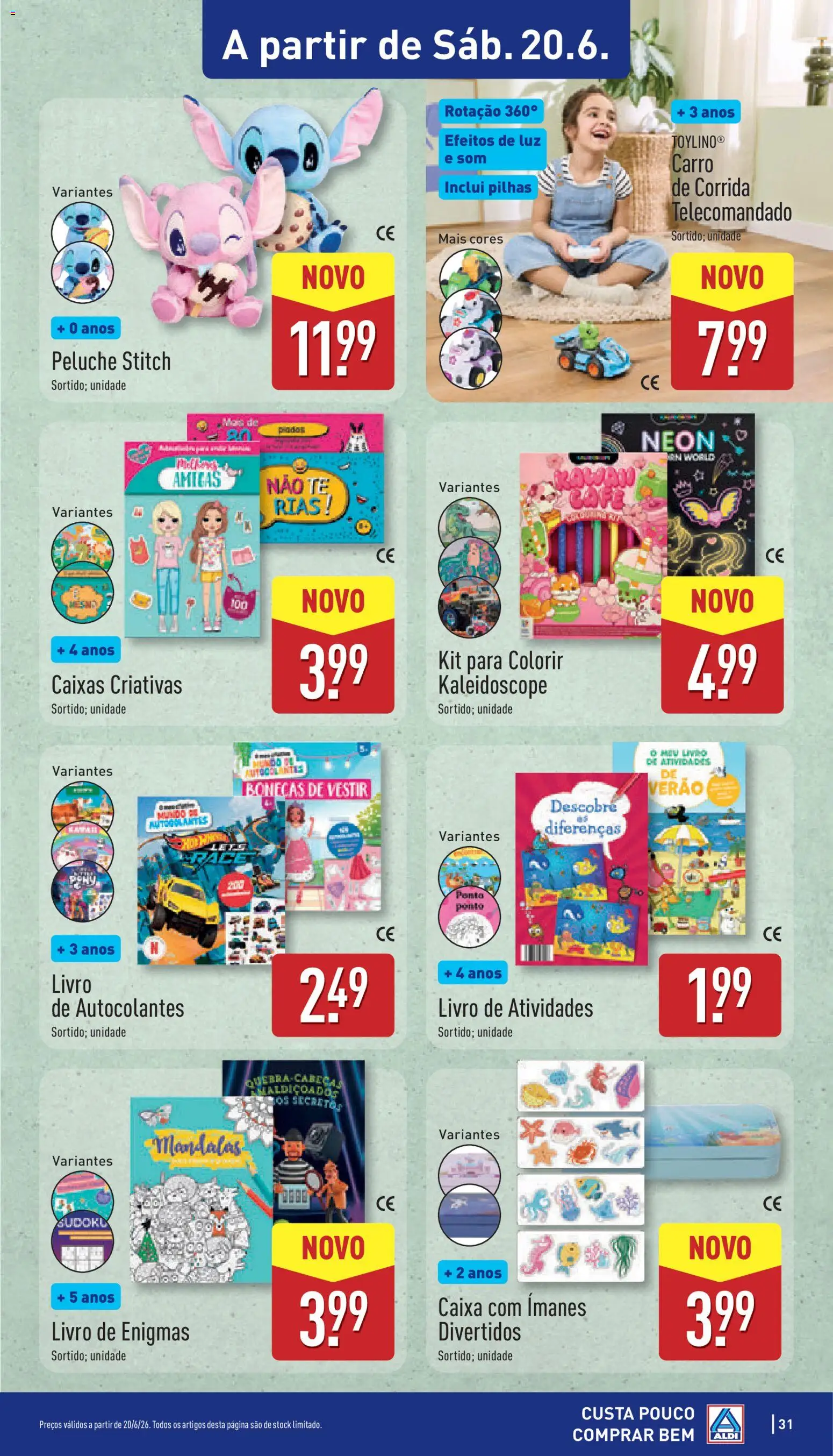Aldi folheto │ válido de 15.06.2026 | Página: 31 | Produtos: Pilhas, Caixa