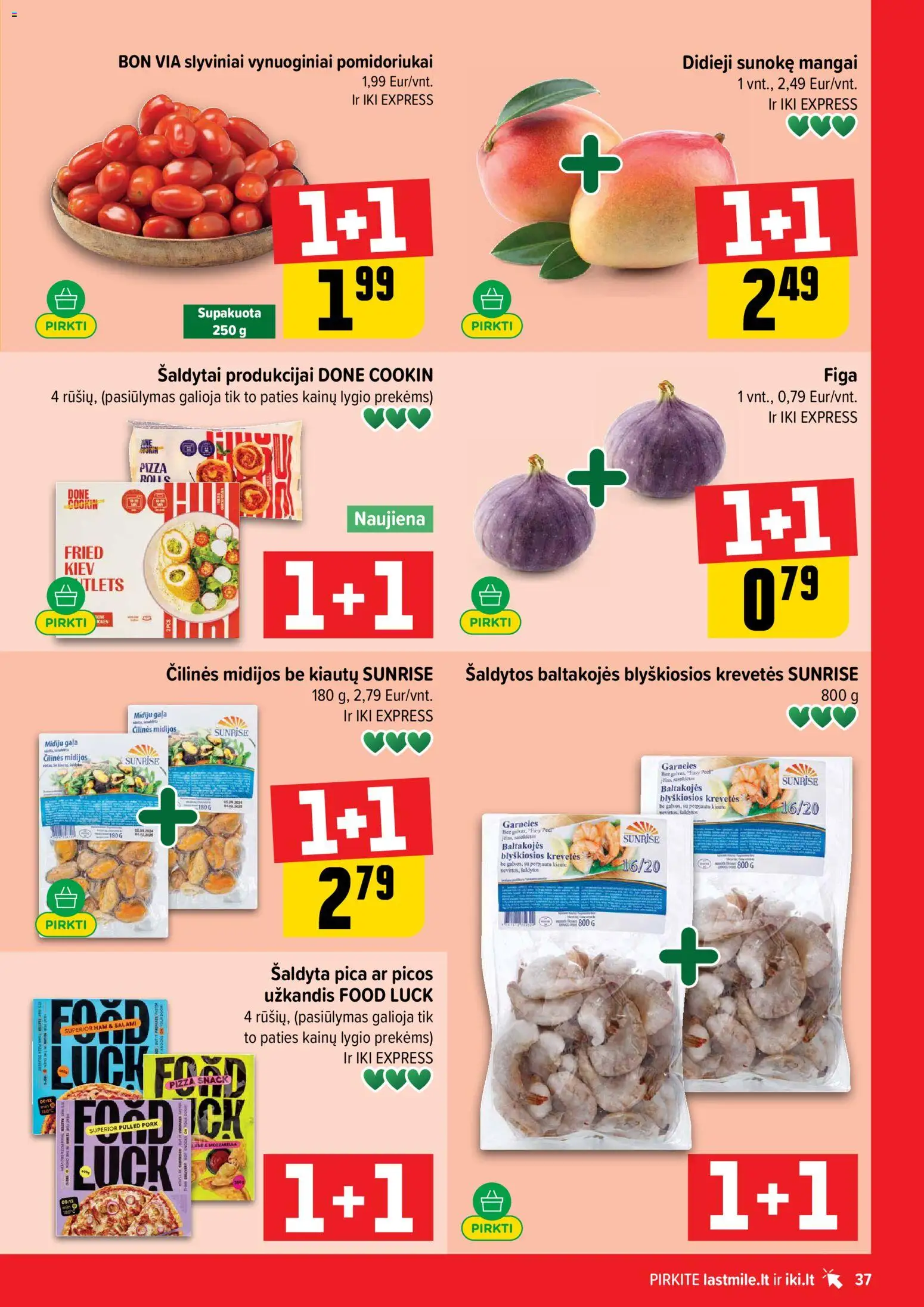 IKI akcijos nuo 2026.10.05 | Puslapis: 37 | Prekių: Pica