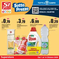 Anteprima del volantino Sì con Te volantino Superstore valido a partire dal 01/10/2026