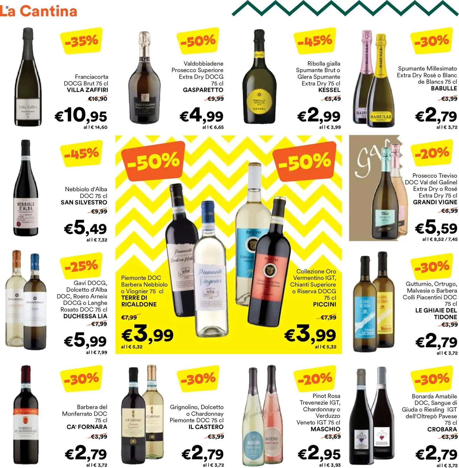 Volantino Unes del 06.05.2026 | Pagina: 18 | Prodotti: Prosecco, Spumante
