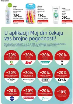 DM Drogerie katalog - pregled DM Drogerie kataloga - važi od 01.06.2026 | Strana: 30 | Proizvode: Bref, Brijač, Gel za brijanje, Borotalco