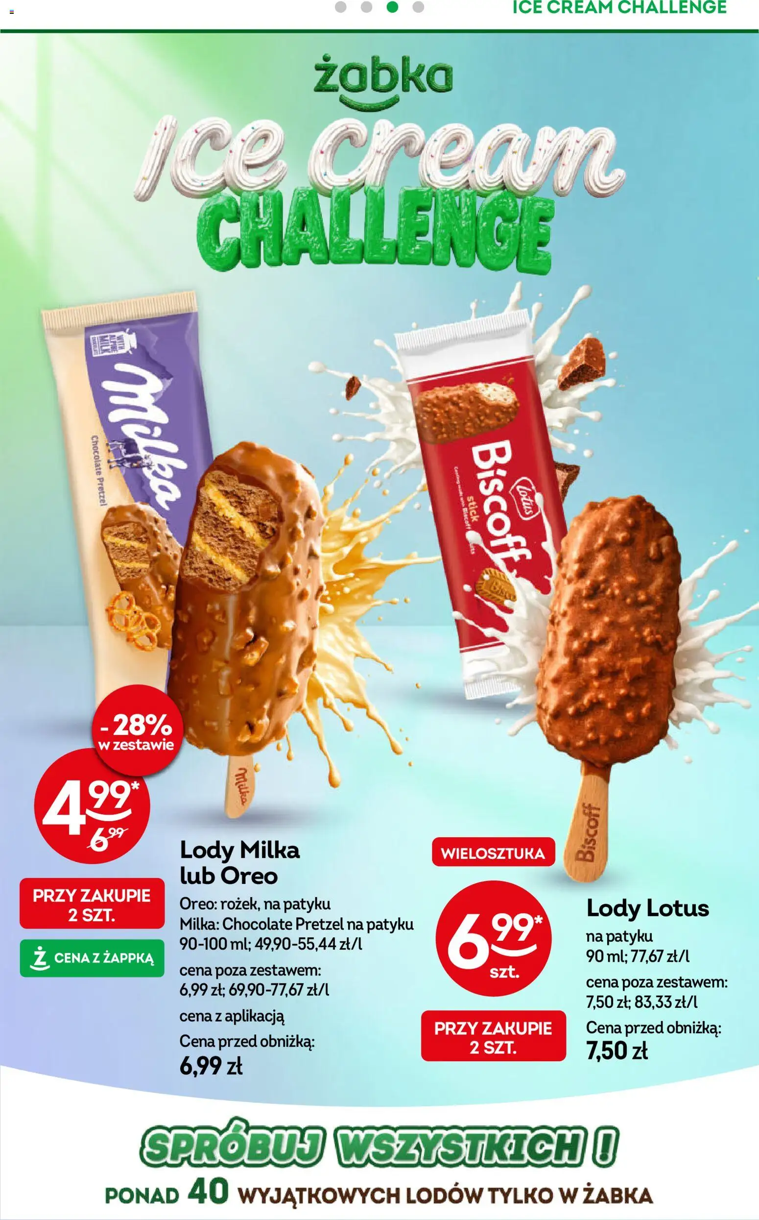 Żabka gazetka od 20.05.2026 | Strona: 6 | Produkty: Milka, Lody