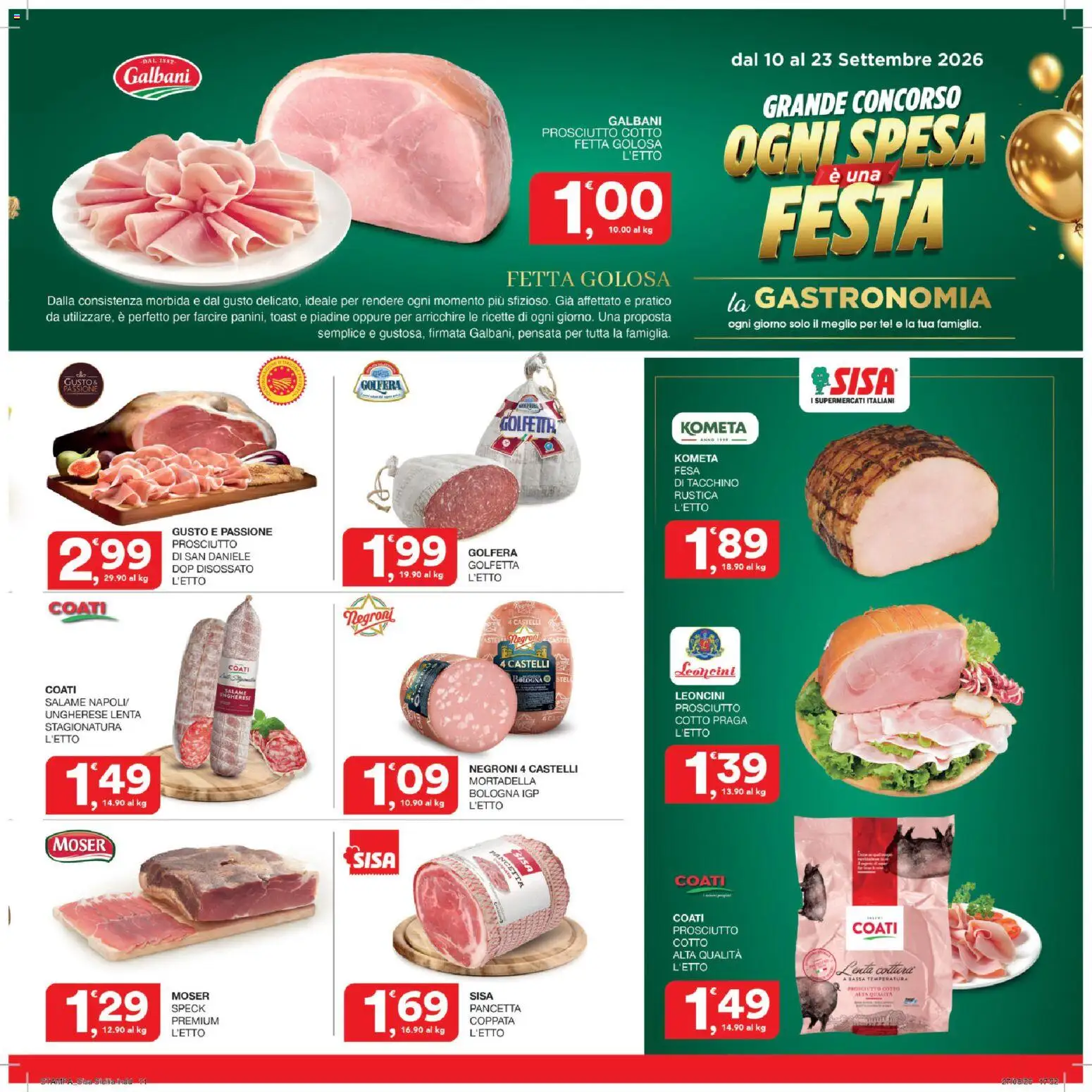 Volantino SISA del 10/09/2026 | Pagina: 11