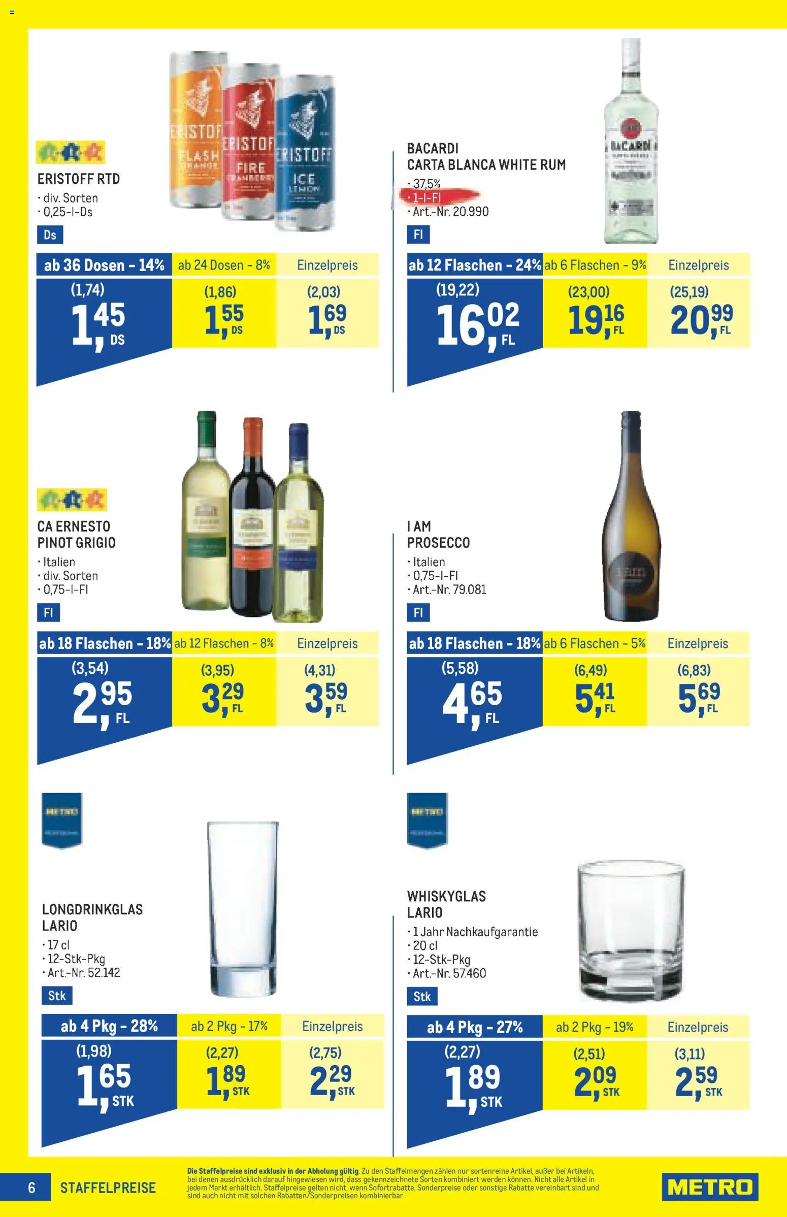 Metro angebote Profi gültig ab 29.10.2026 | Seite: 6 | Produkte: Prosecco