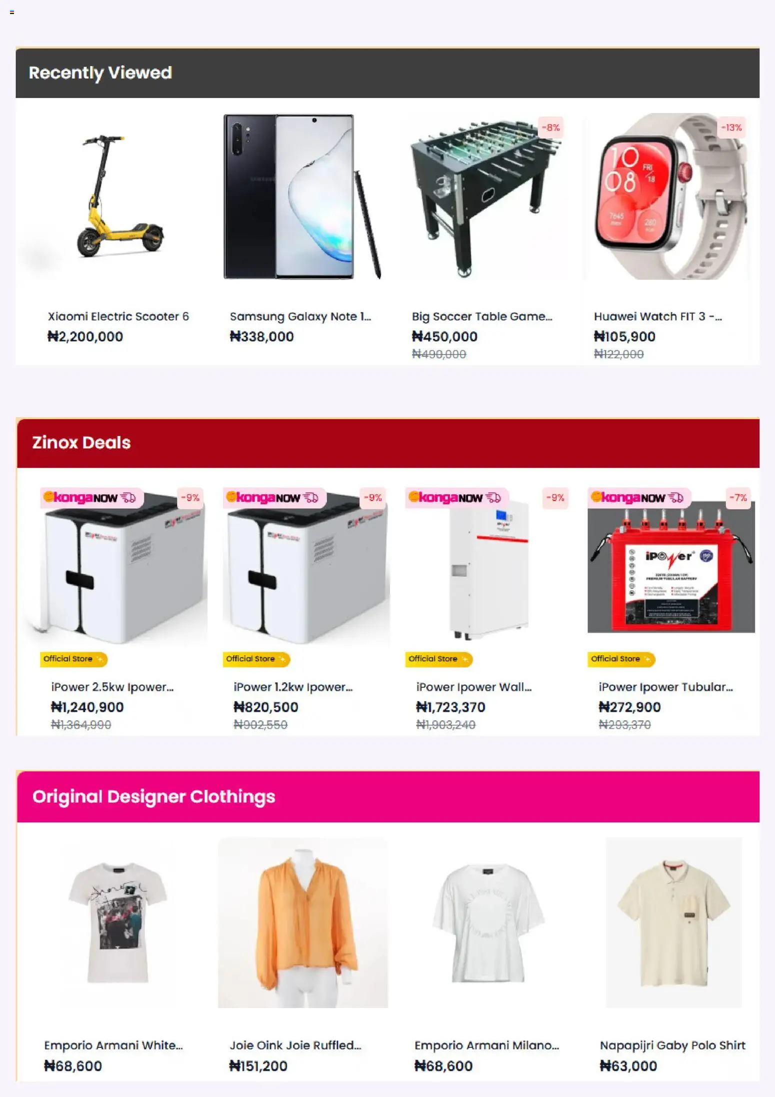 Konga Catalogue valid from 05/08/2026 | Page: 7 | Products: Table, Watch, Game, Shirt