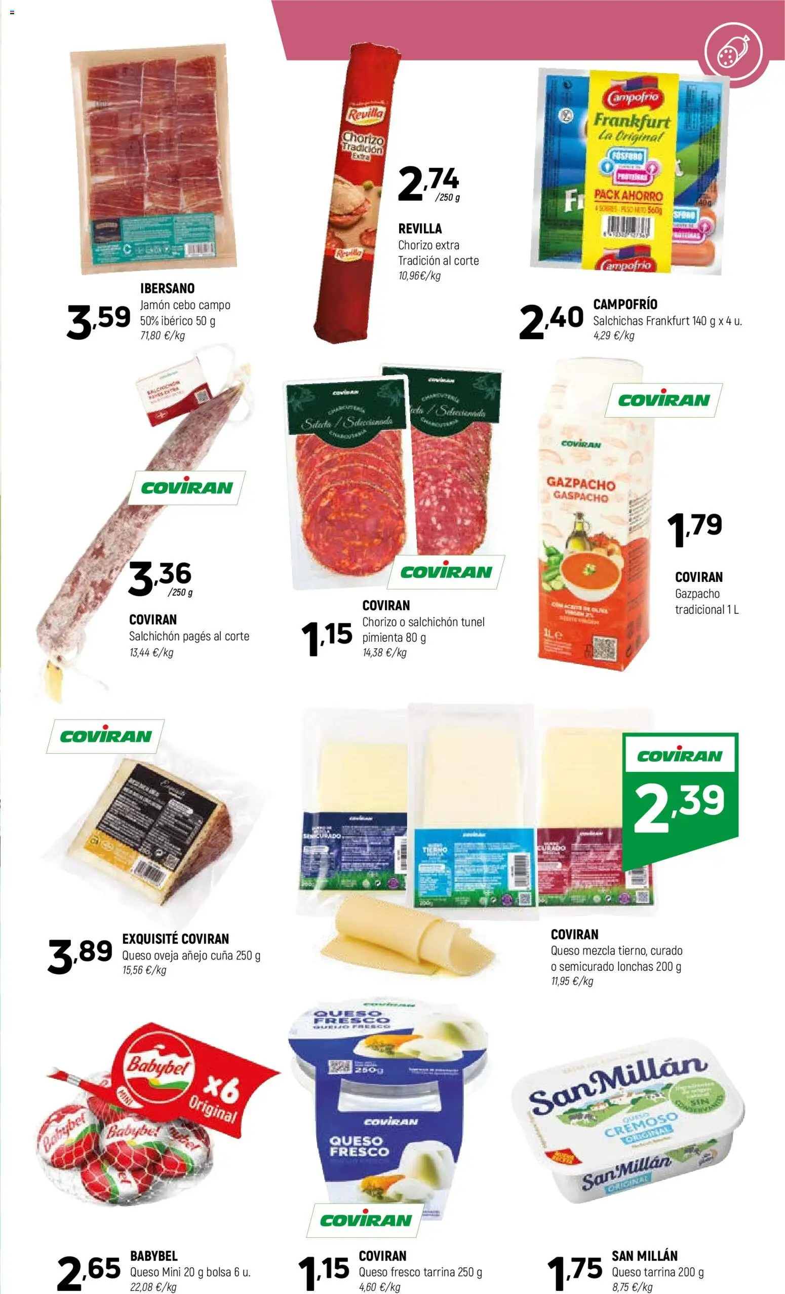Coviran - Ceuta │ válido desde el 07.04.2026 | Página: 5 | Productos: Queso fresco, Gazpacho, Bolsa, Cuna