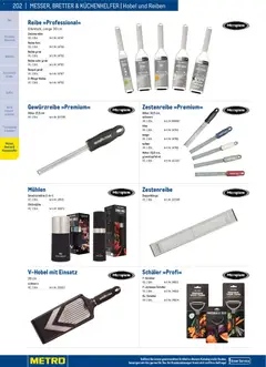 Metro angebote Gastro Non-Food Katalog ab 01.01.2026 gültig | Seite: 202 | Produkte: Chili, Gyümölcs, Hobel