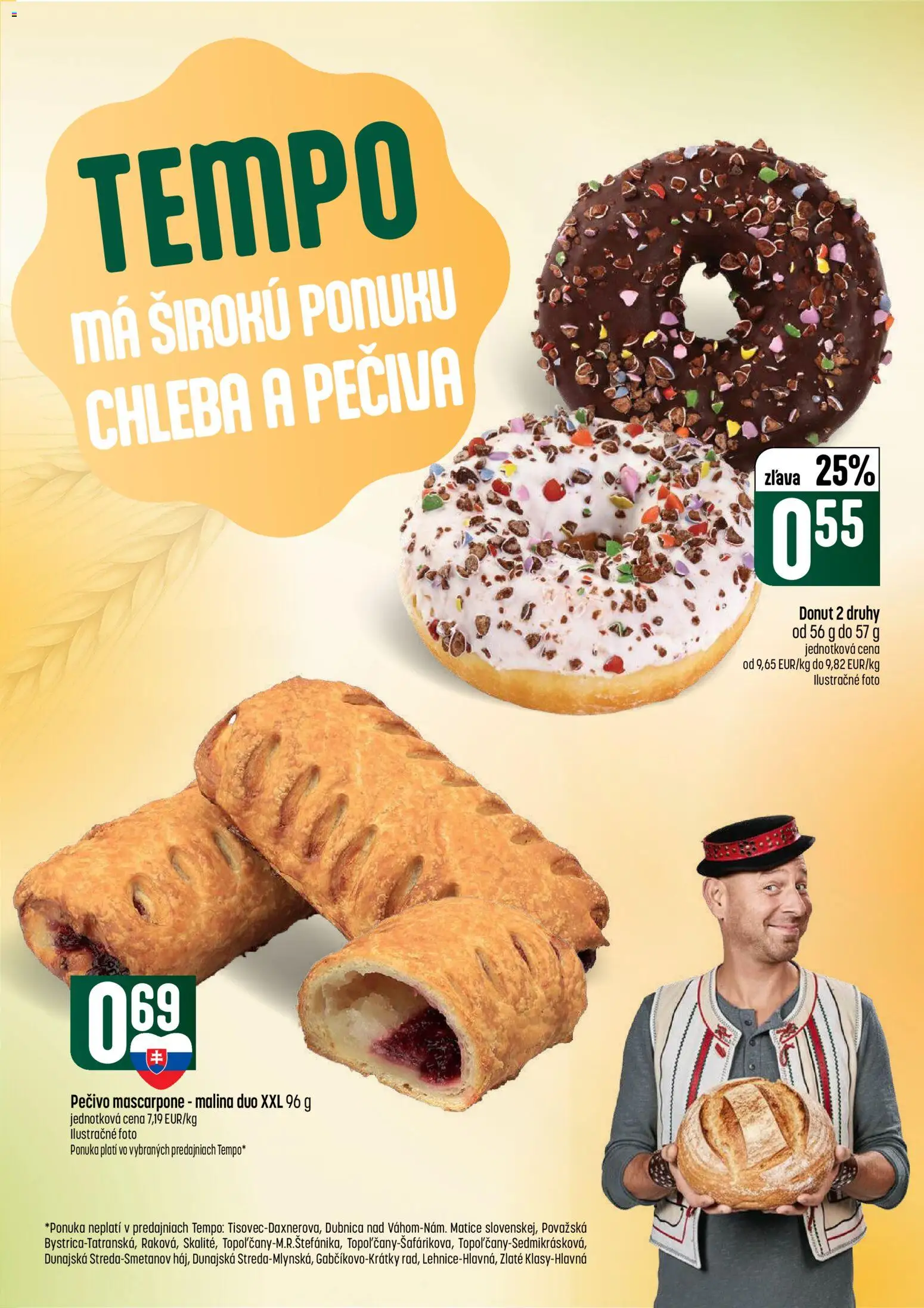 Nové COOP Jednota akcie – leták je platný od 25.06.2026 | Strana: 31 | Produkty: Donut, Mascarpone