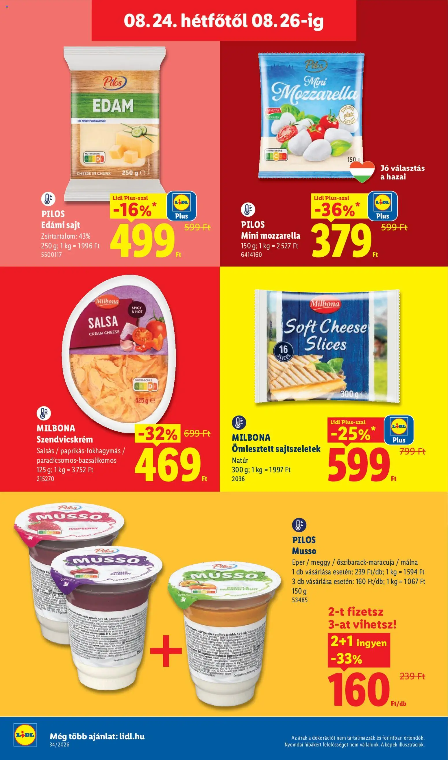 Lidl akciós ujság - amely érvényes a következő dátumtól: 2026.08.19. | Oldal: 56