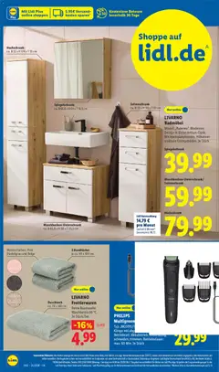 Lidl Prospekt ab 15.06.2026 gültig | Seite: 40 | Produkte: Philips, Bad, Hochschrank, Telefon