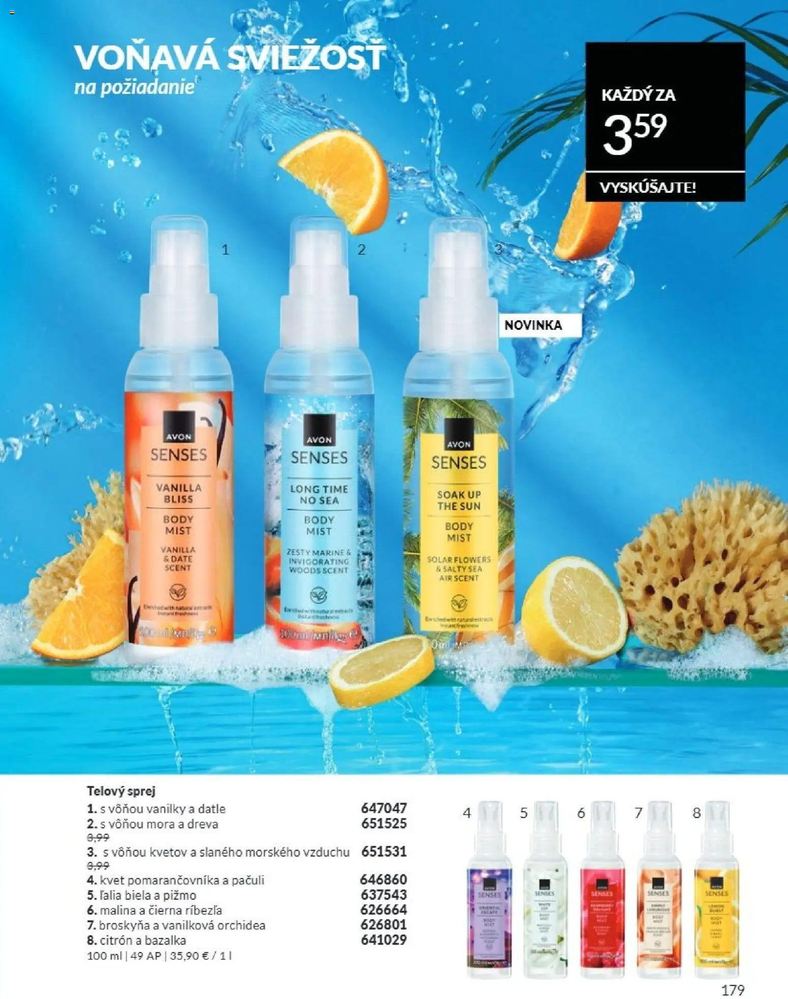 Nové Avon akcie – leták je platný od 01.07.2026 | Strana: 178 | Produkty: Orchidea