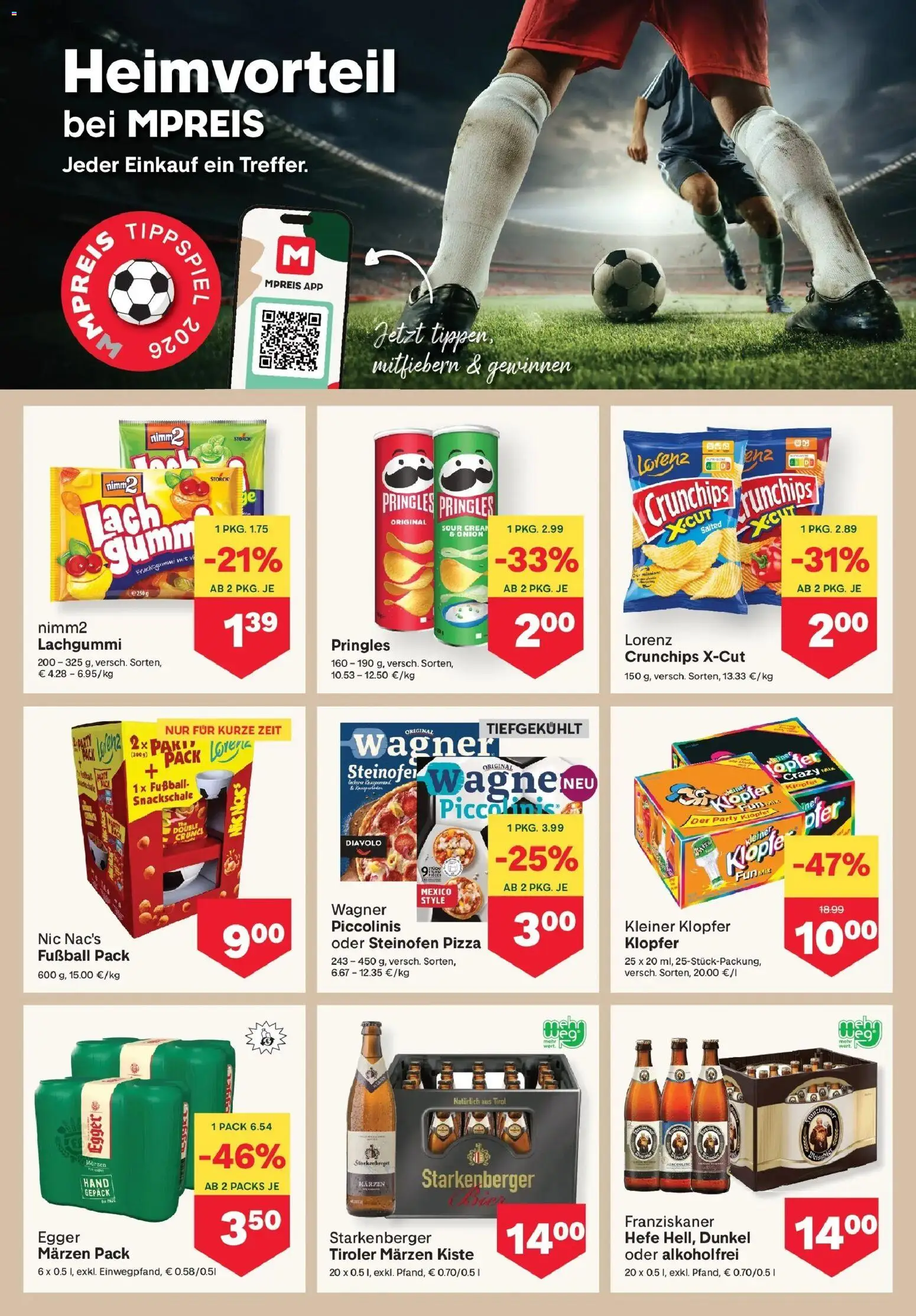 MPREIS Flugblatt gültig ab 03.06.2026 | Seite: 6 | Produkte: Pizza