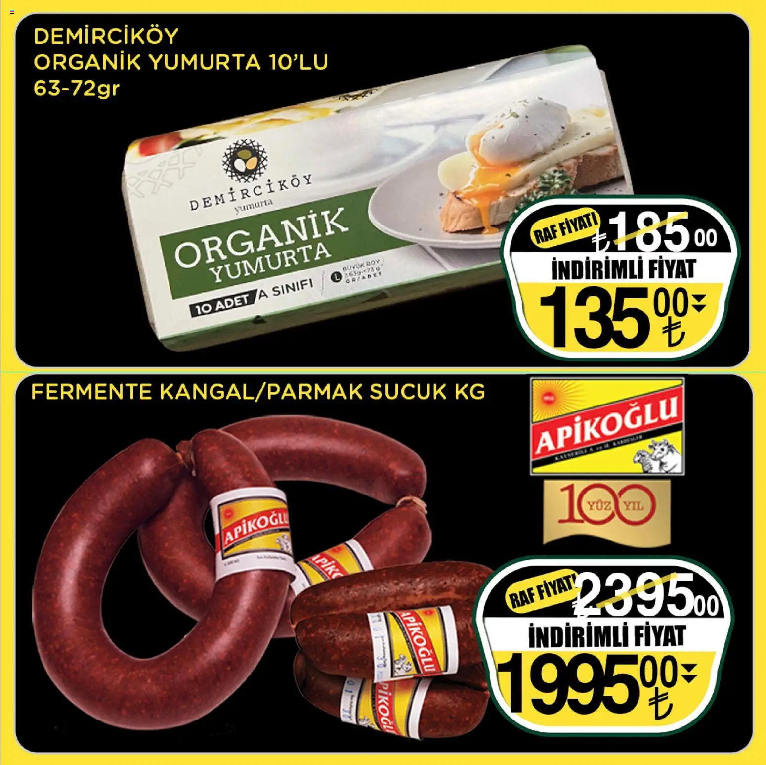 Sarıyer Katalog - 17.04.2026 tarihinden itibaren geçerlidir | Sayfa: 6 | Ürünler: Raf, Yumurta, Sucuk