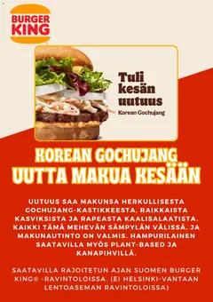 Burger King-mainoslehti voimassa 14/07/2026 alkaen | Sivu: 4 | Tuotteet: Hampurilainen