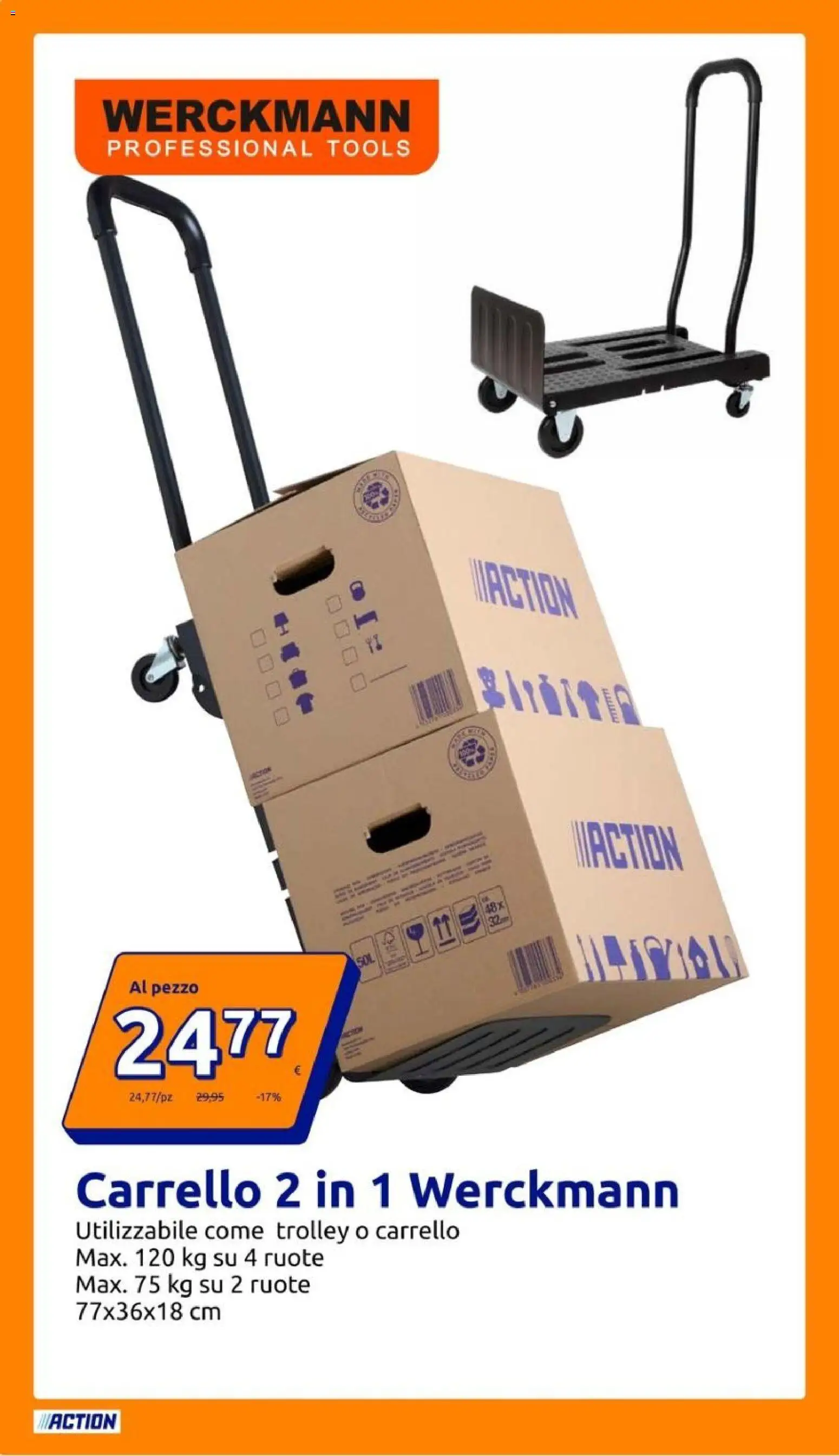 Volantino Action del 19/08/2026 | Pagina: 18 | Prodotti: Carrello, Trolley