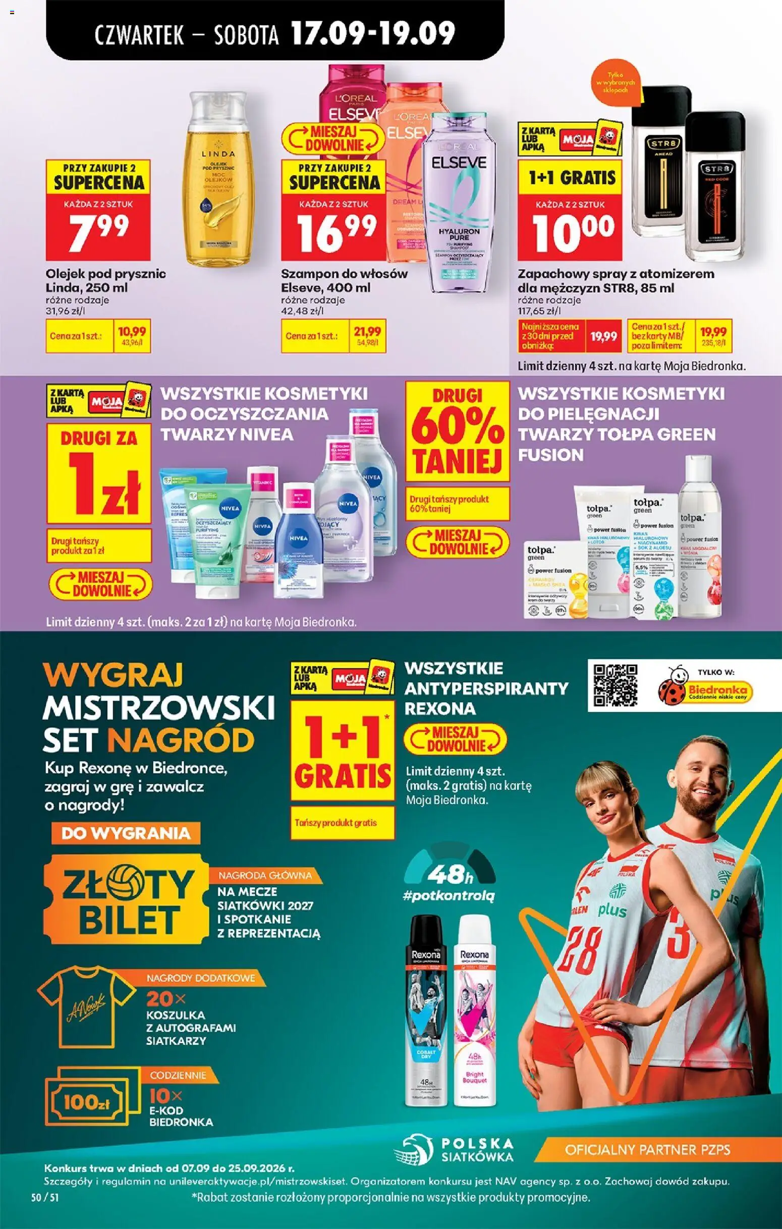 Biedronka gazetka od czwartku od 17.09.2026 | Strona: 74 | Produkty: Kosmetyki, Szampon do włosów, Masło, Body
