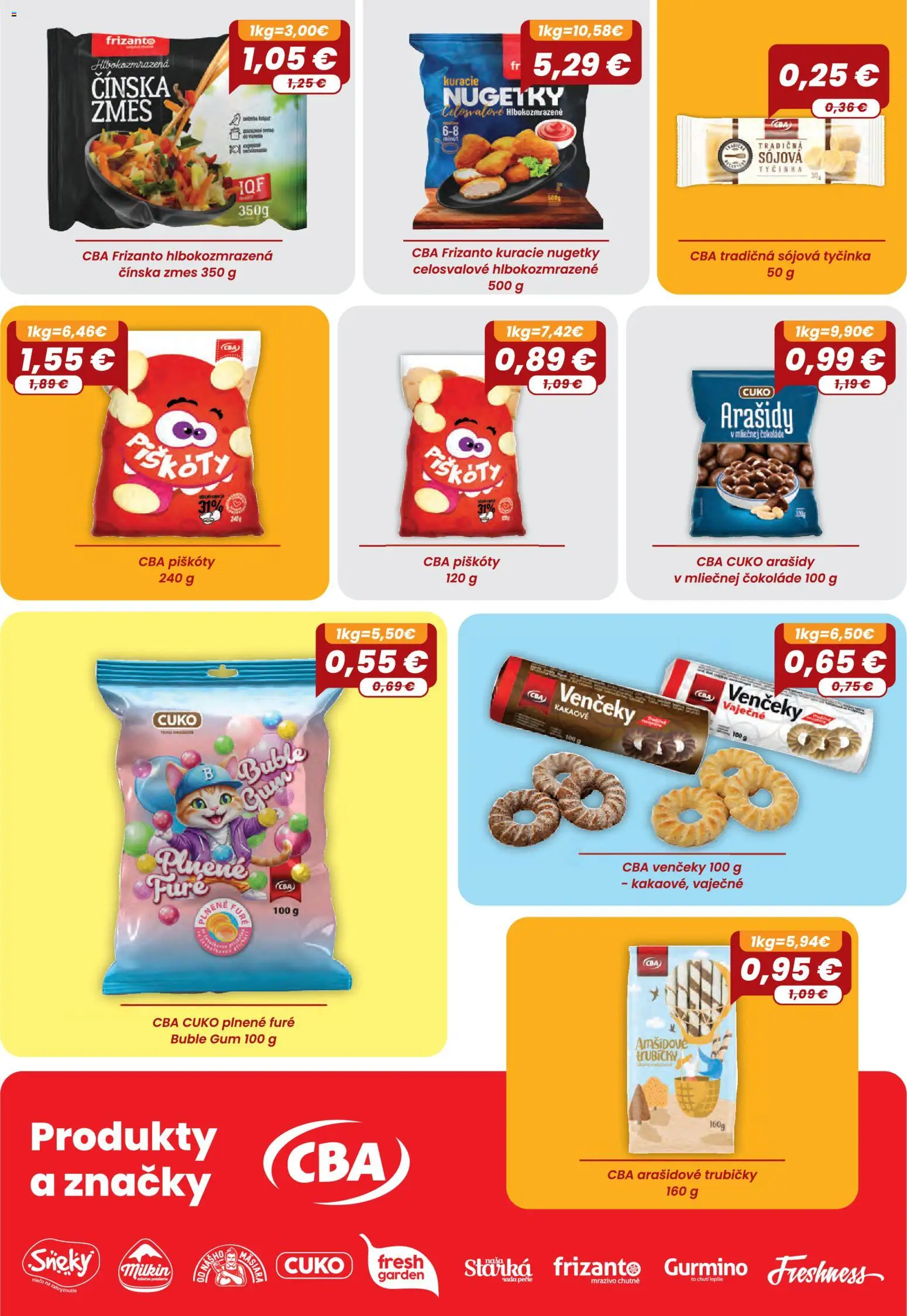 Nové Nitrazdroj akcie – leták je platný od 06.08.2026 | Strana: 28 | Produkty: Arašidy