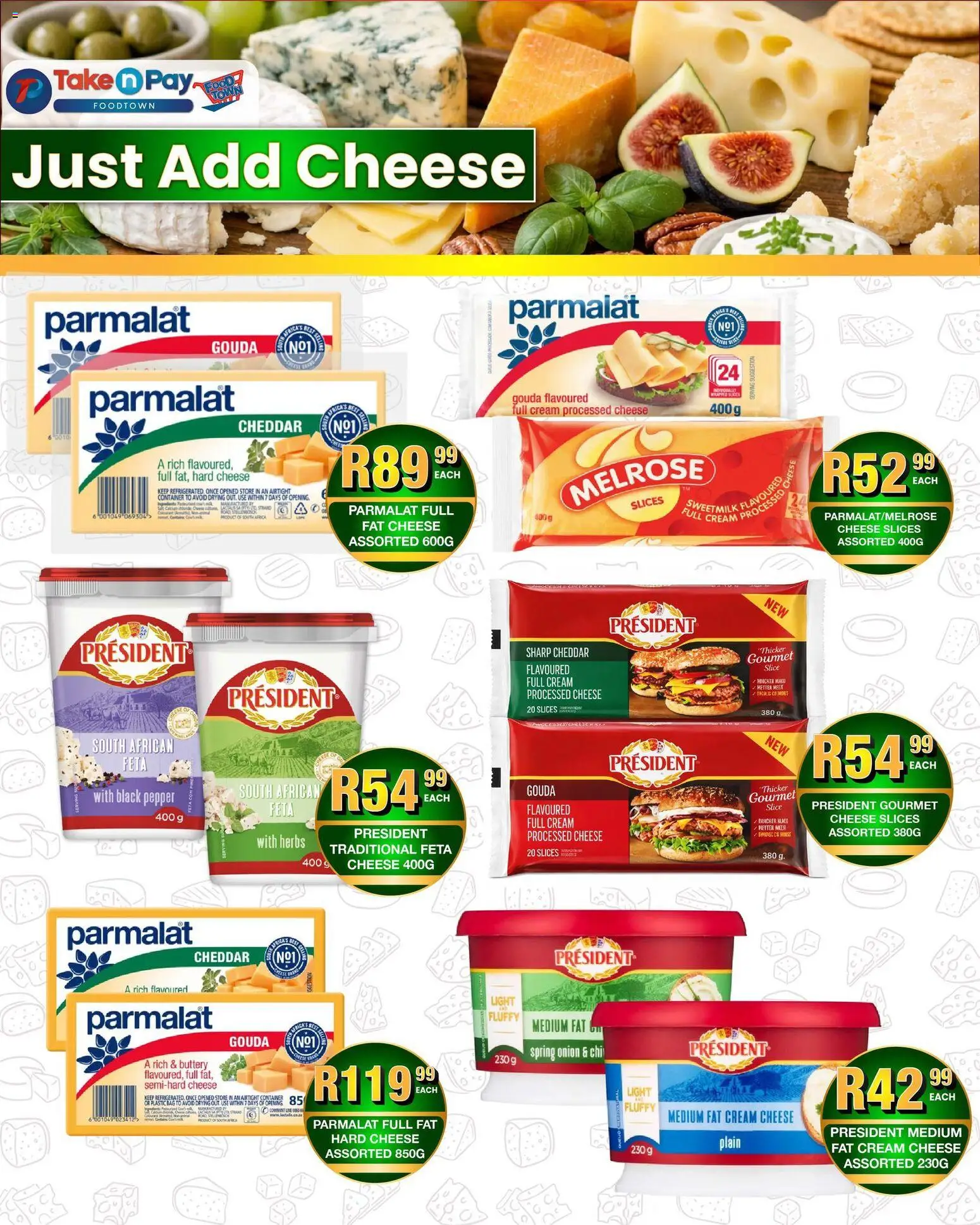 New Take n Pay catalogue – valid from 09.03.2026 | Page: 23 | Products: Bag, Cheese, Light, Cream