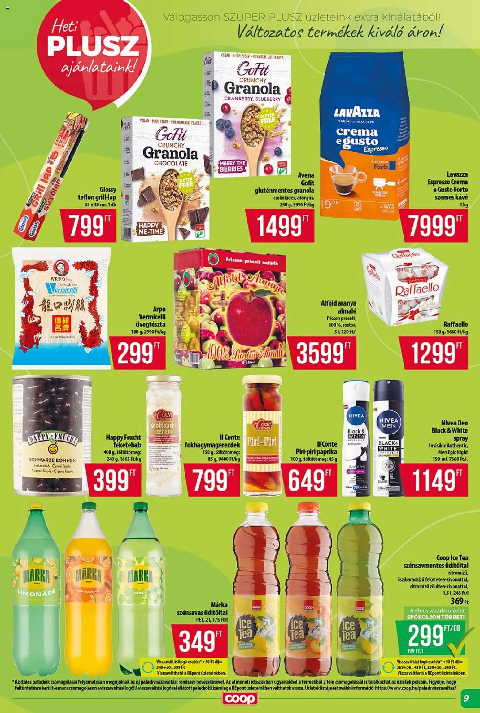 COOP akciós ujság - amely érvényes a következő dátumtól: 14.05.2026 | Oldal: 9