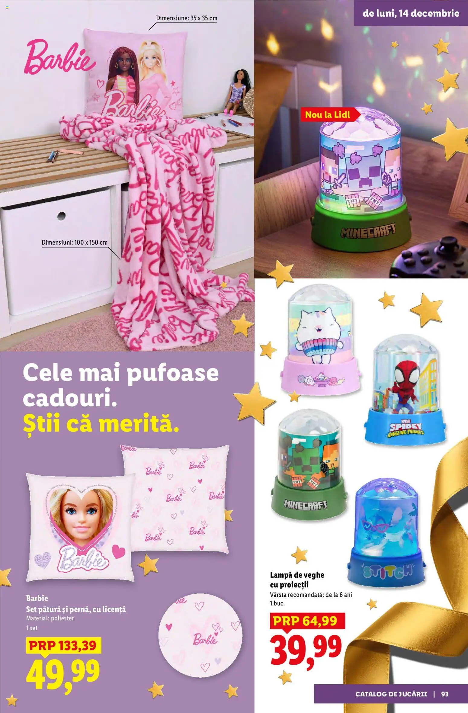 Noul catalog Lidl – valabil de la 02.11.2026 | Pagină: 93 | Produse: Pătură, Lampă