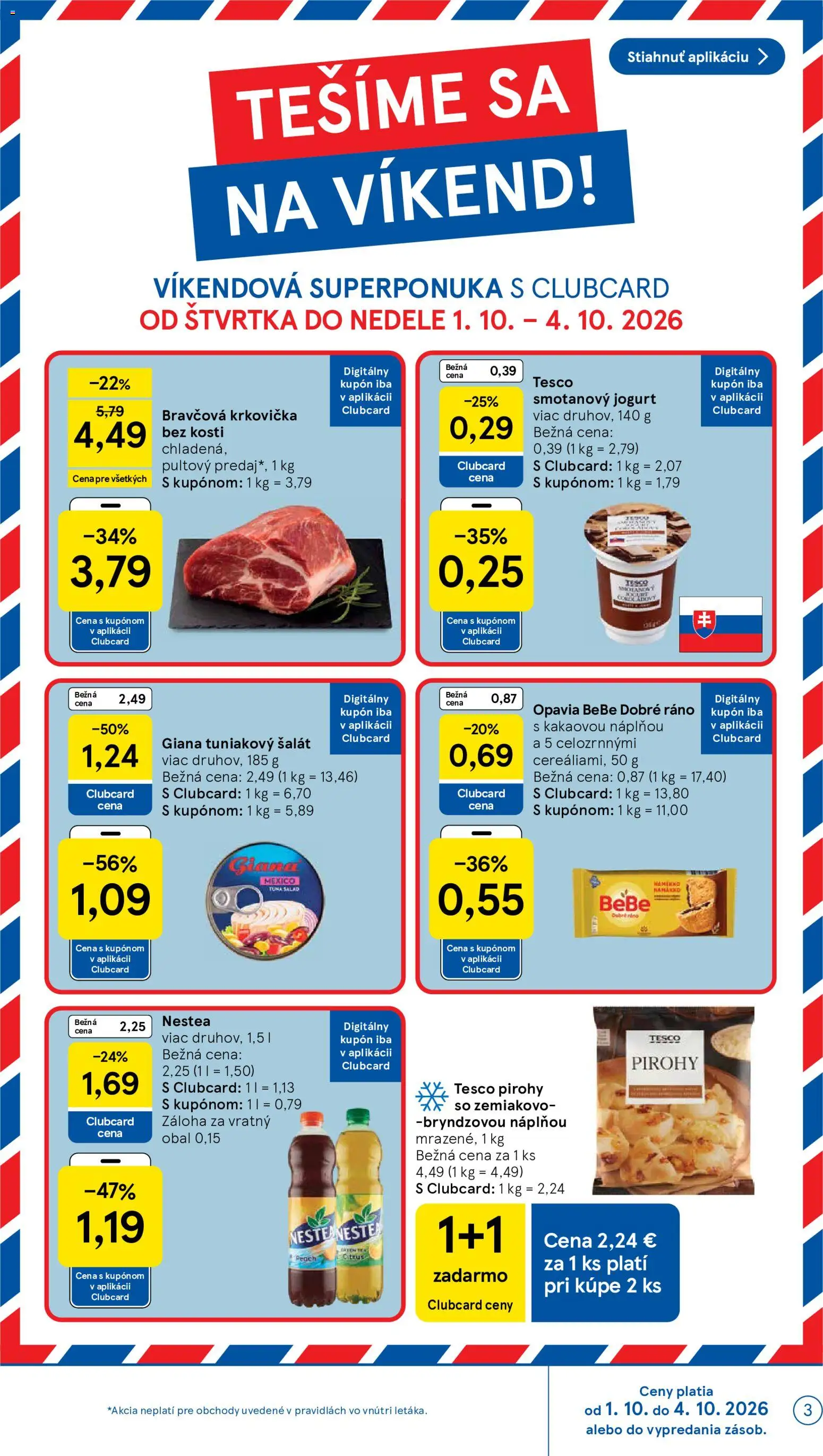 Nové Tesco akcie – leták je platný od 30.09.2026 | Strana: 3