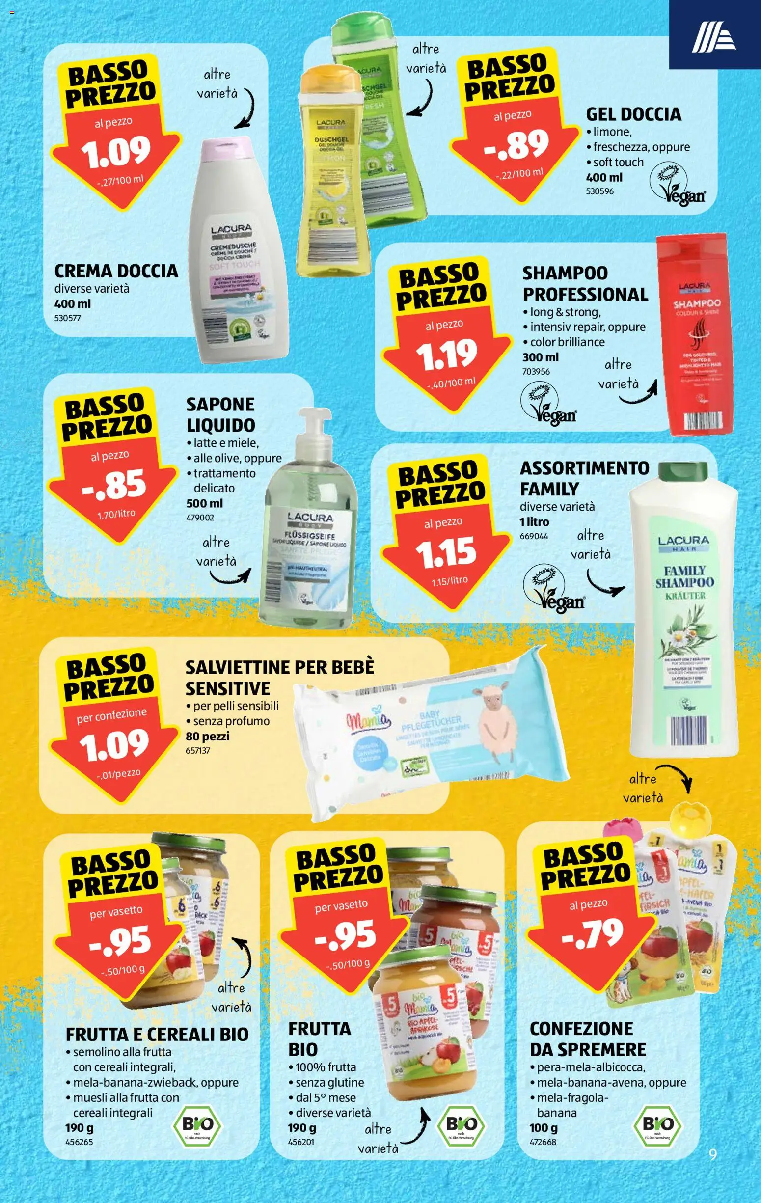 Aldi aktionen IT – gültig ab 28.05.2026 | Seite: 9 | Produkte: Shampoo, Duschgel