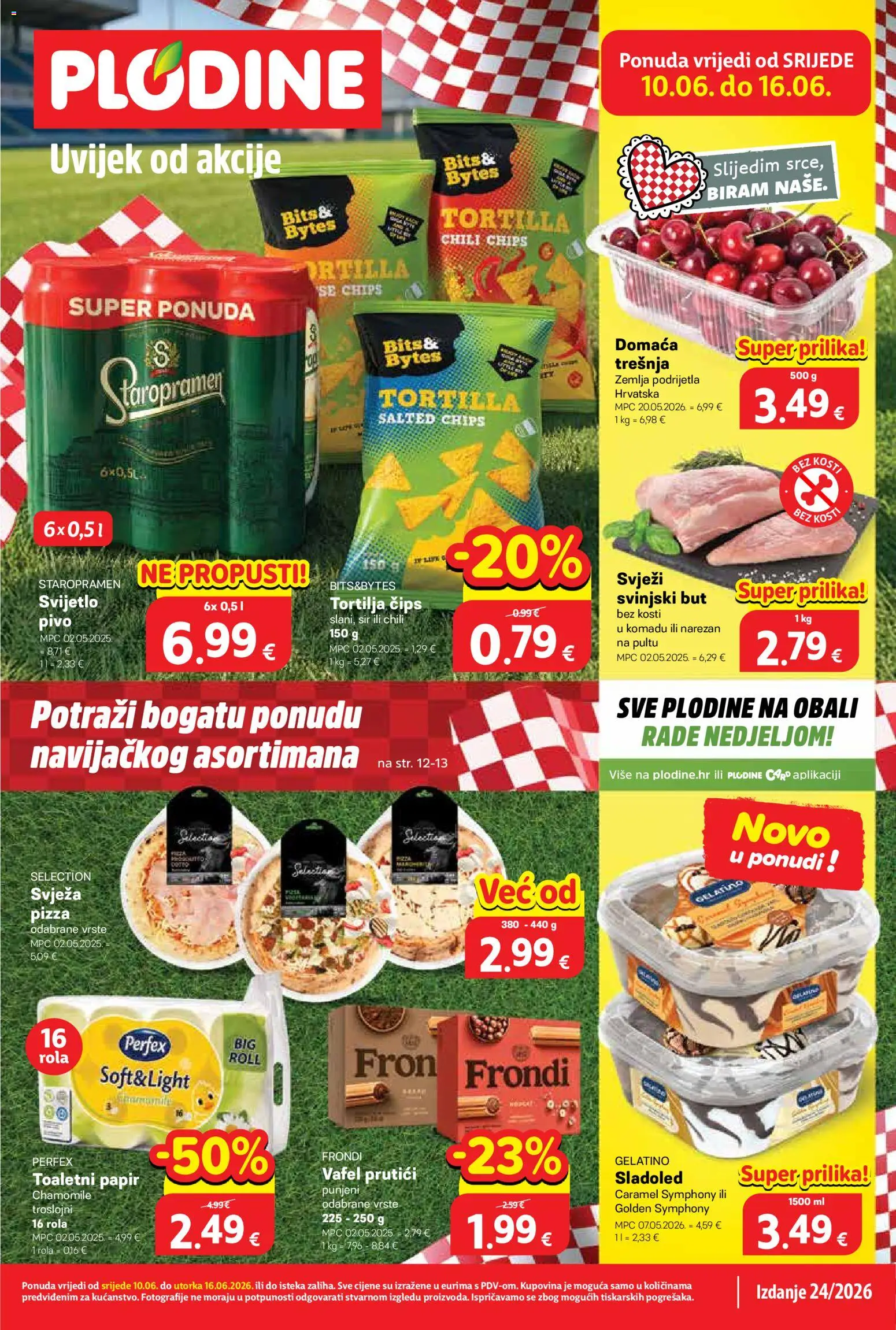 🛒 Plodine katalog od 📆 10.06.2026 ➤ Pogledaj akcije sada!🔥 | Hrvatska